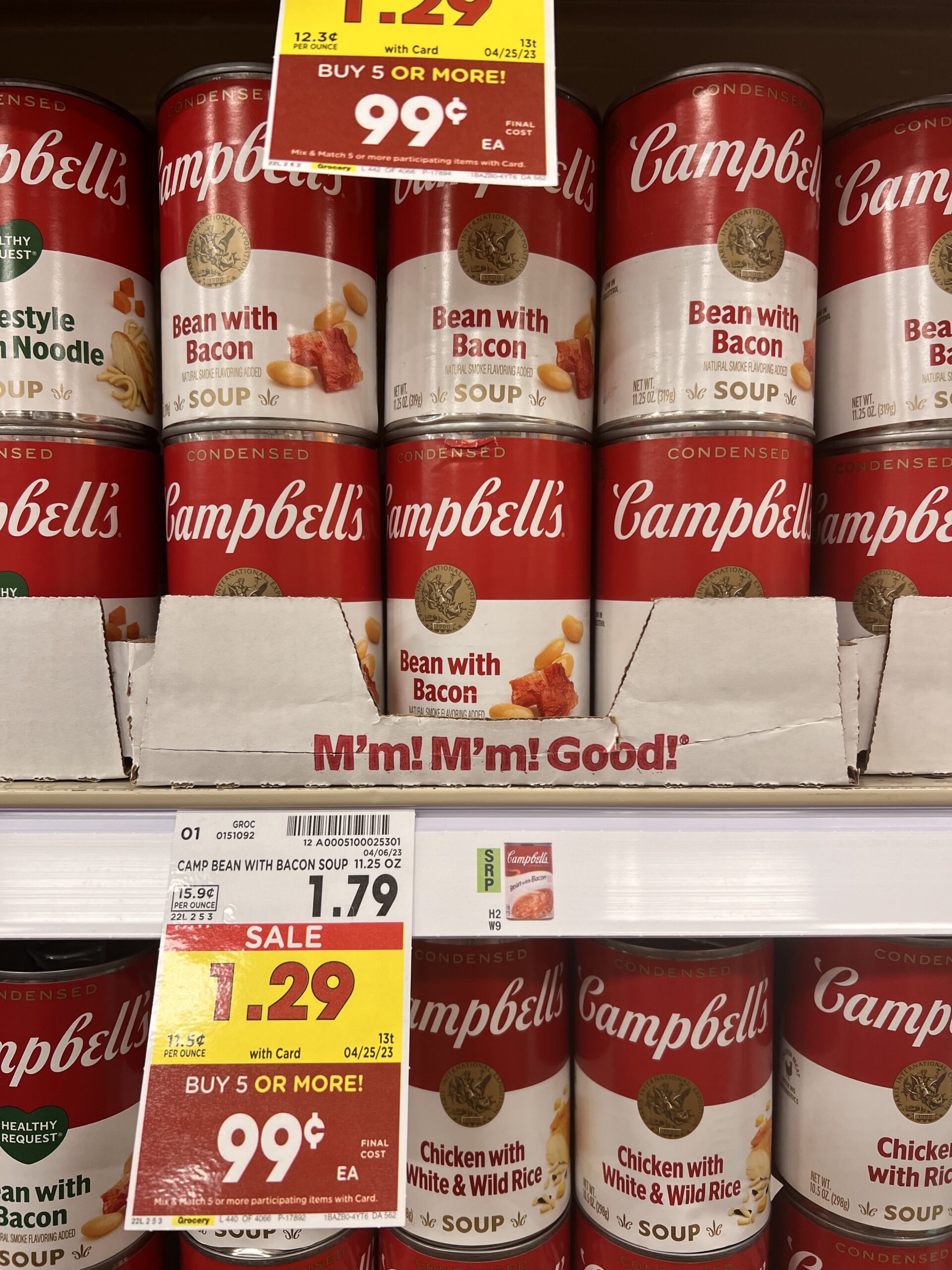 campbell's soup kroger shelf image 10
