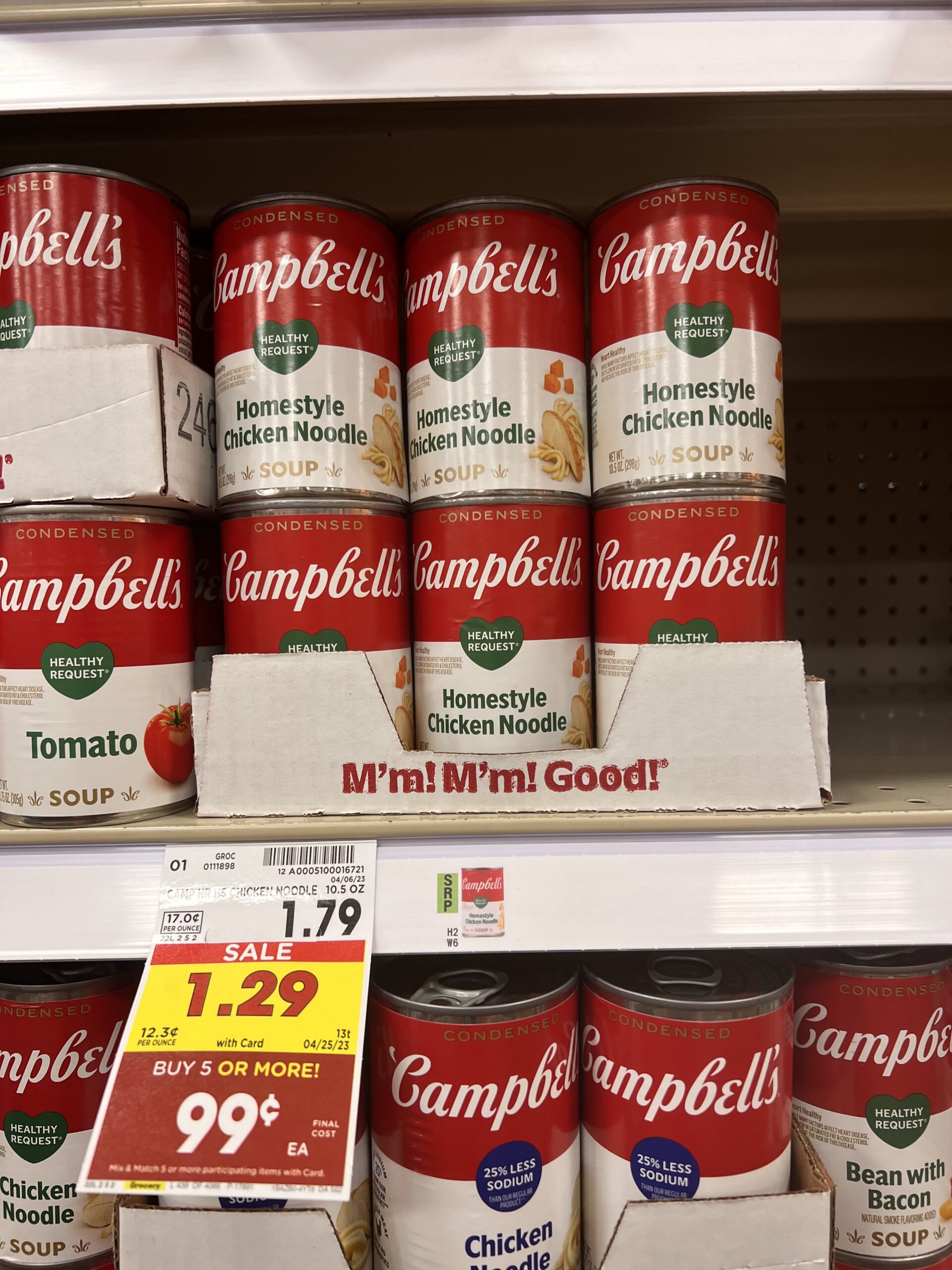 campbell's soup kroger shelf image 11