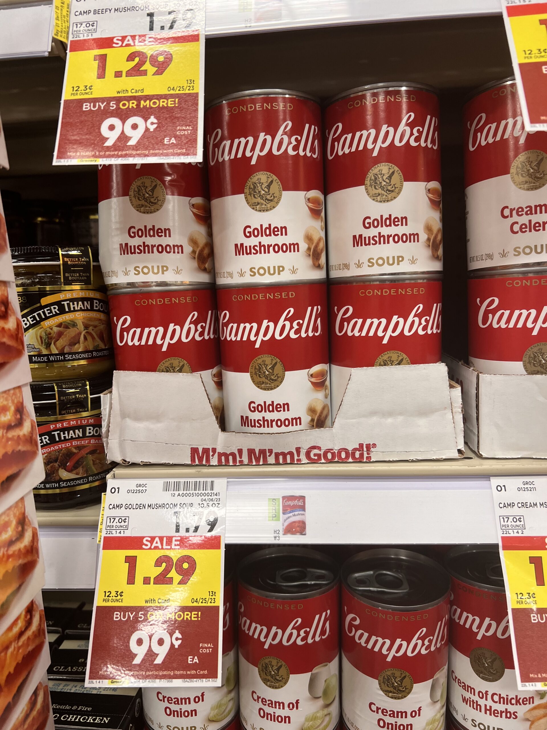 campbell's soup kroger shelf image 18