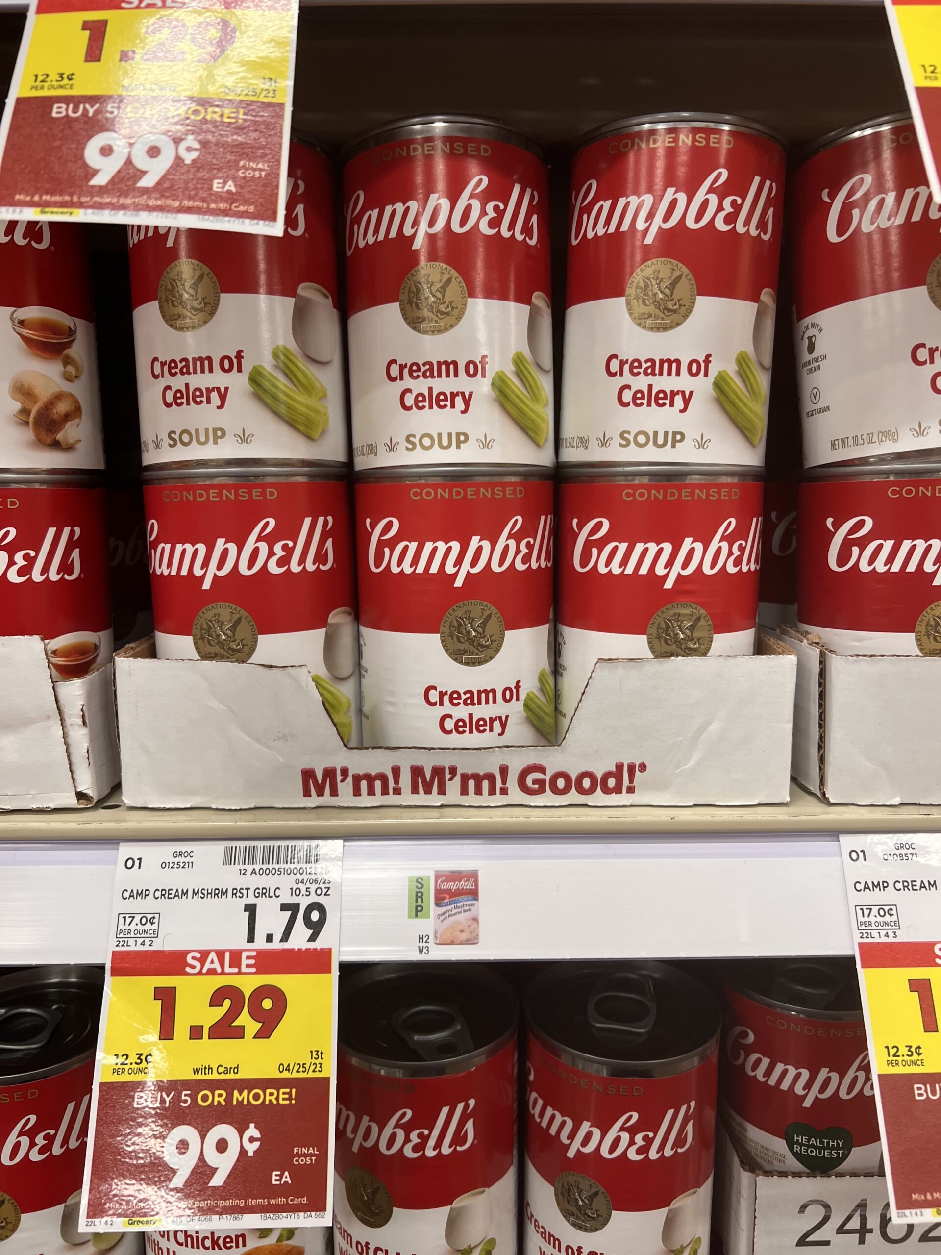 campbell's soup kroger shelf image 19