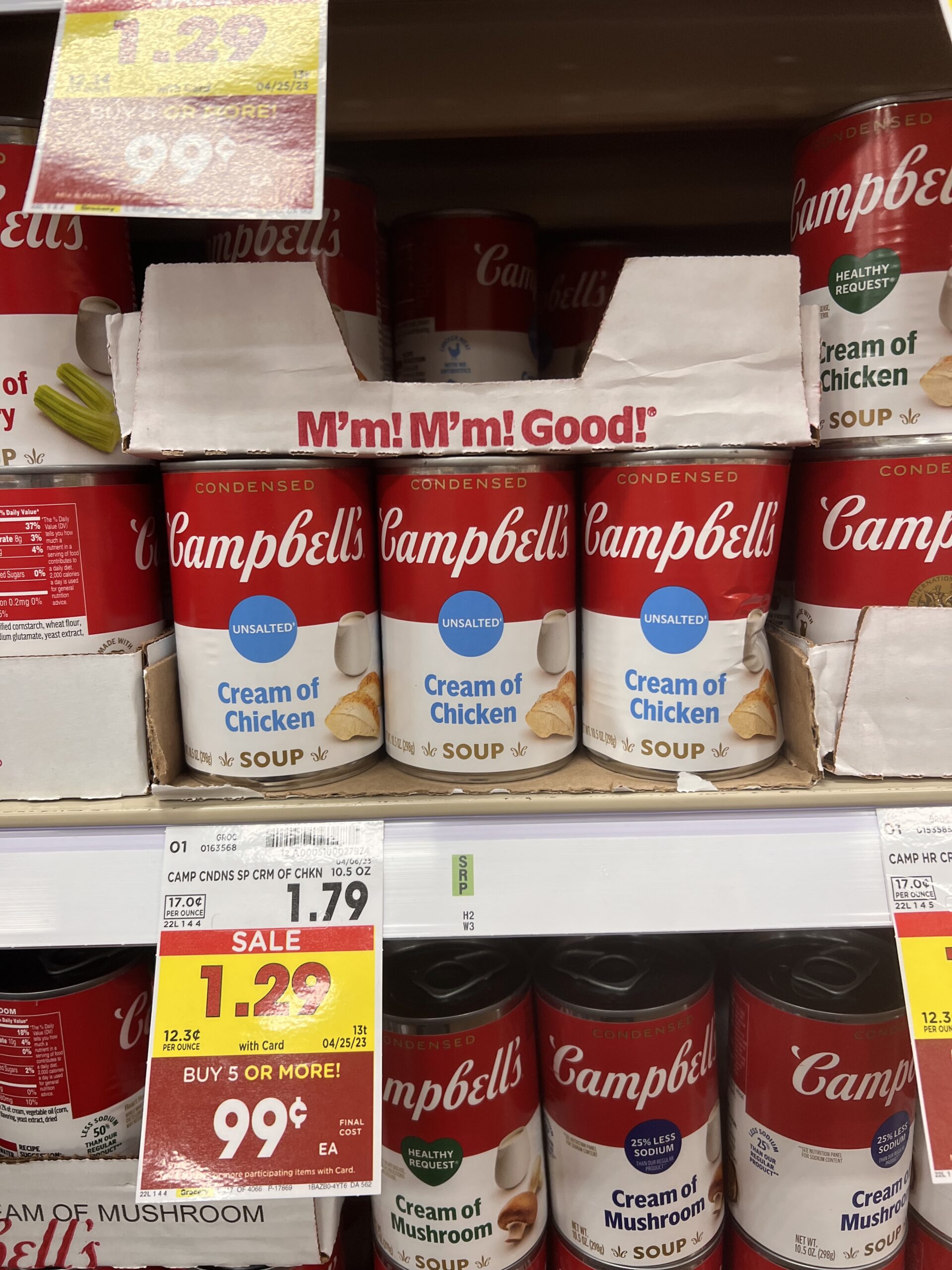 campbell's soup kroger shelf image 21