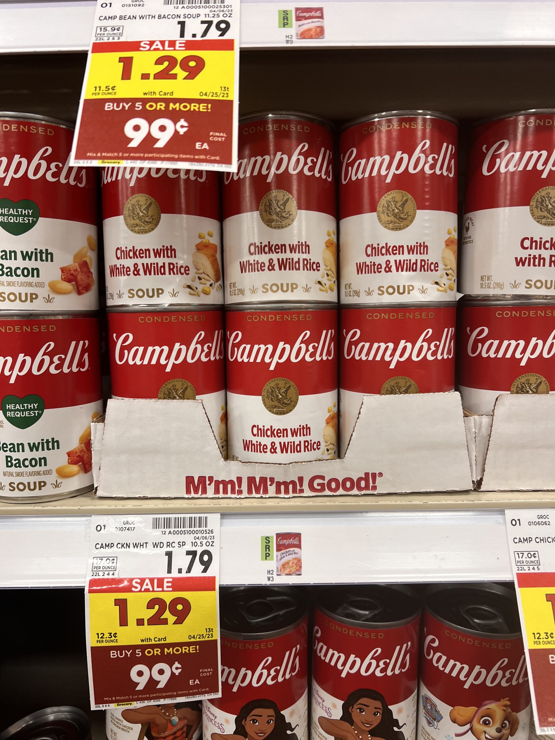 campbell's soup kroger shelf image 25