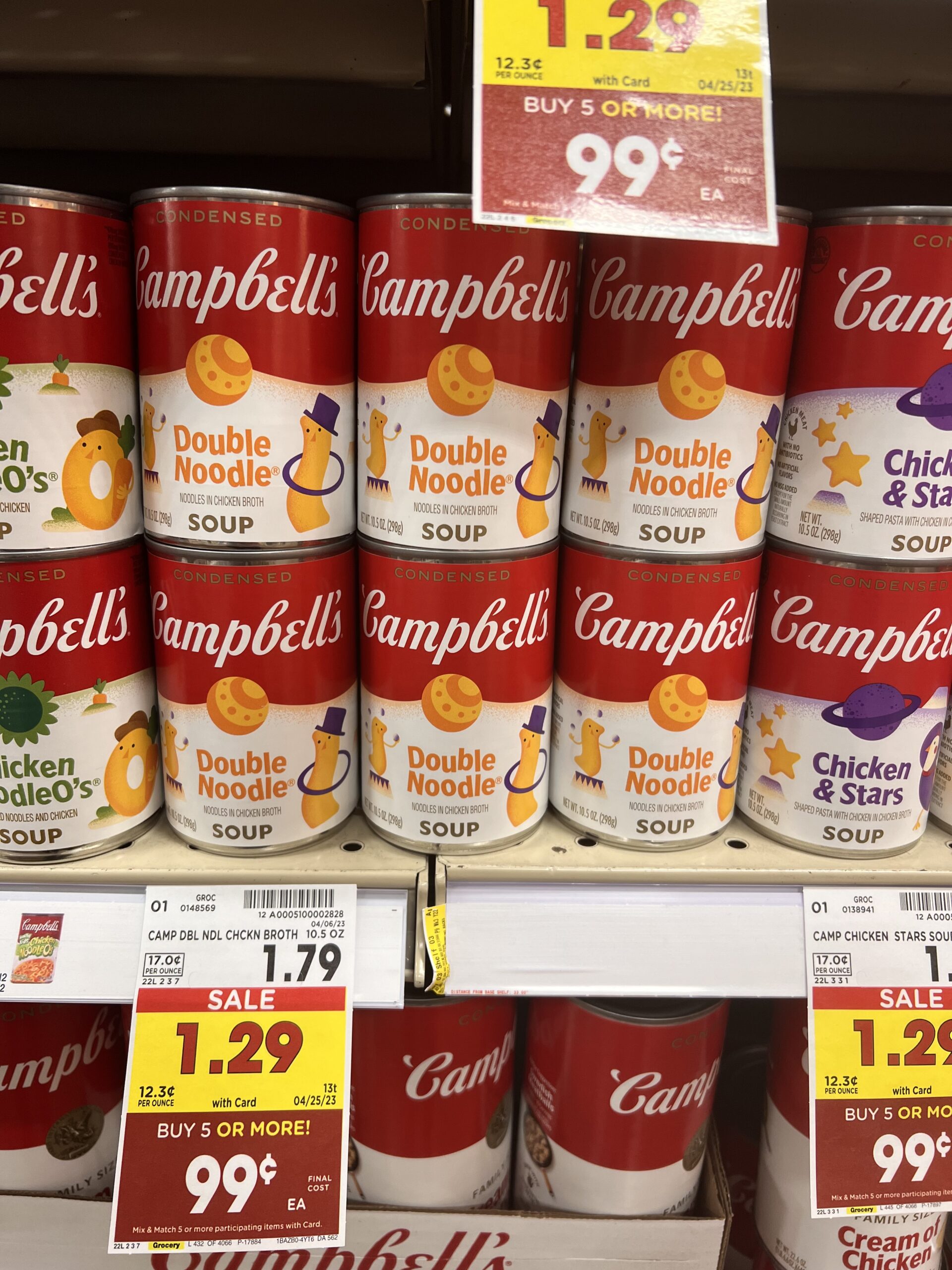 campbell's soup kroger shelf image 28