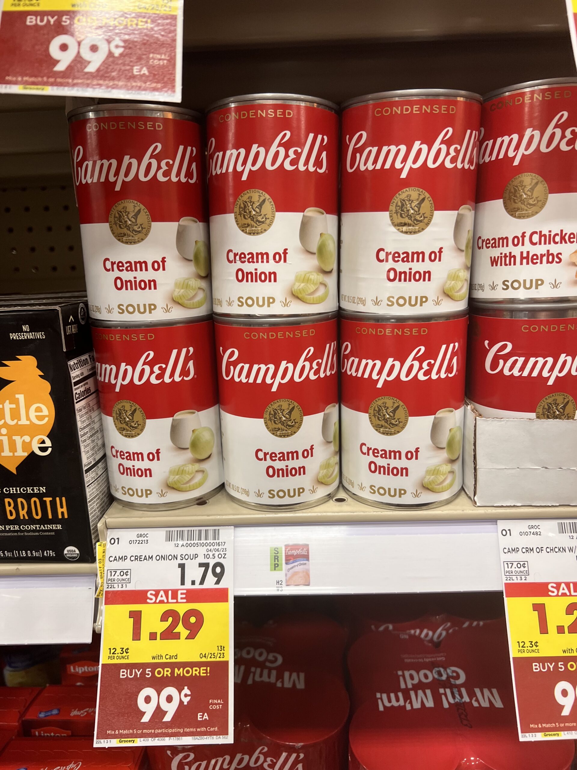 campbell's soup kroger shelf image 38