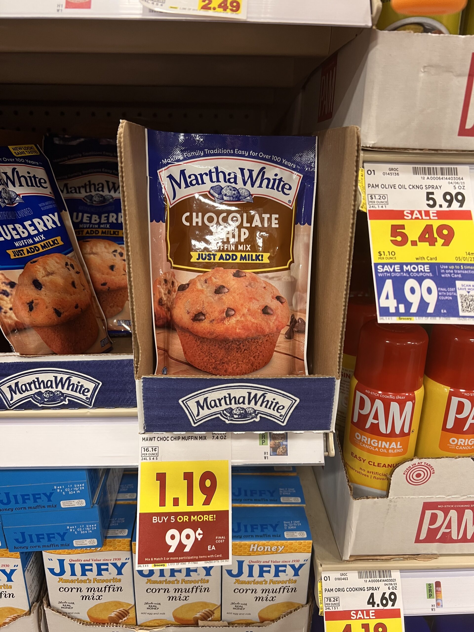 martha white muffin mix kroger shelf image 5