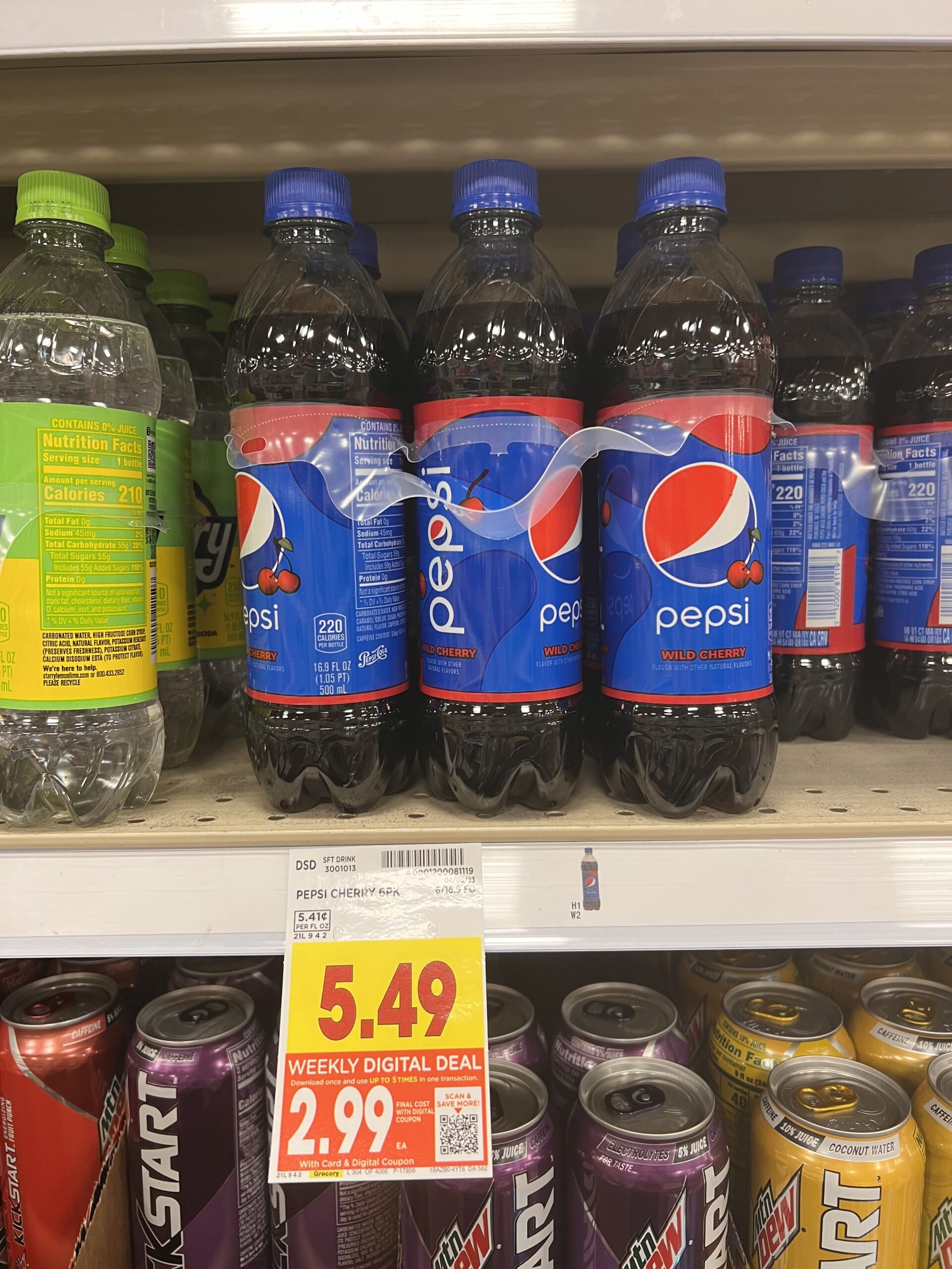 Coca-Cola, Pepsi or 7UP kroger shelf image 7