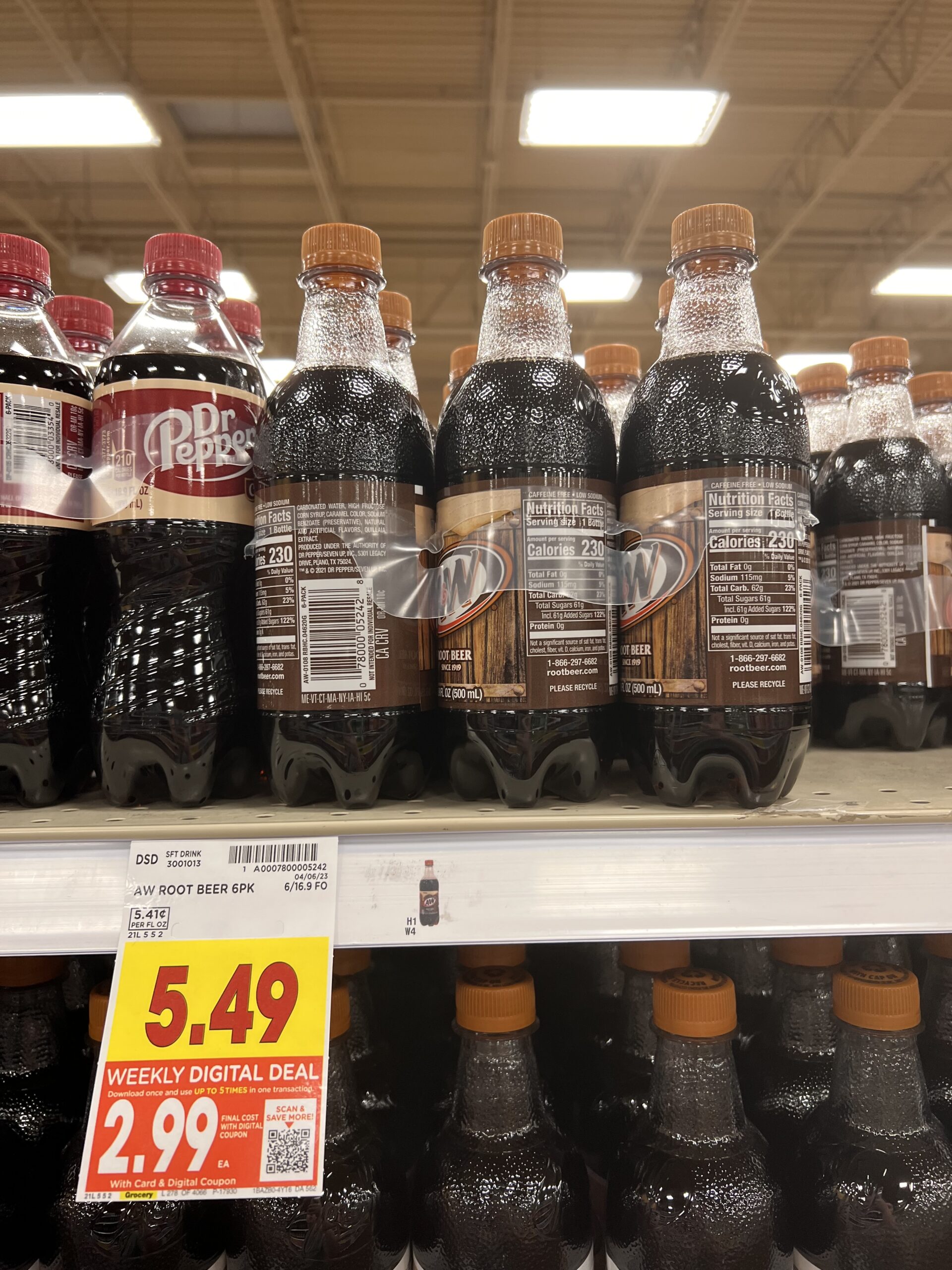 Coca-Cola, Pepsi or 7UP kroger shelf image 13