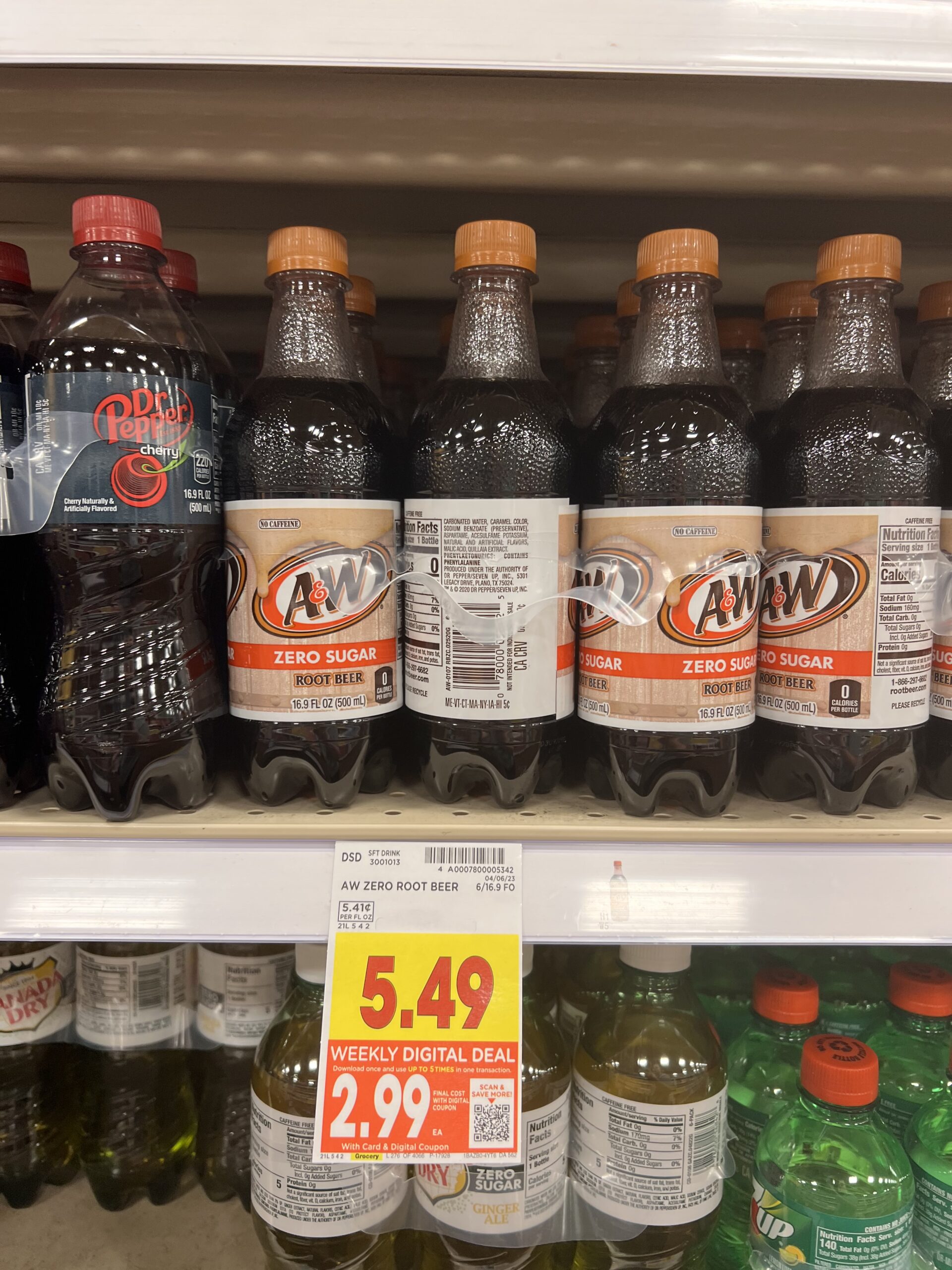 Coca-Cola, Pepsi or 7UP kroger shelf image 14