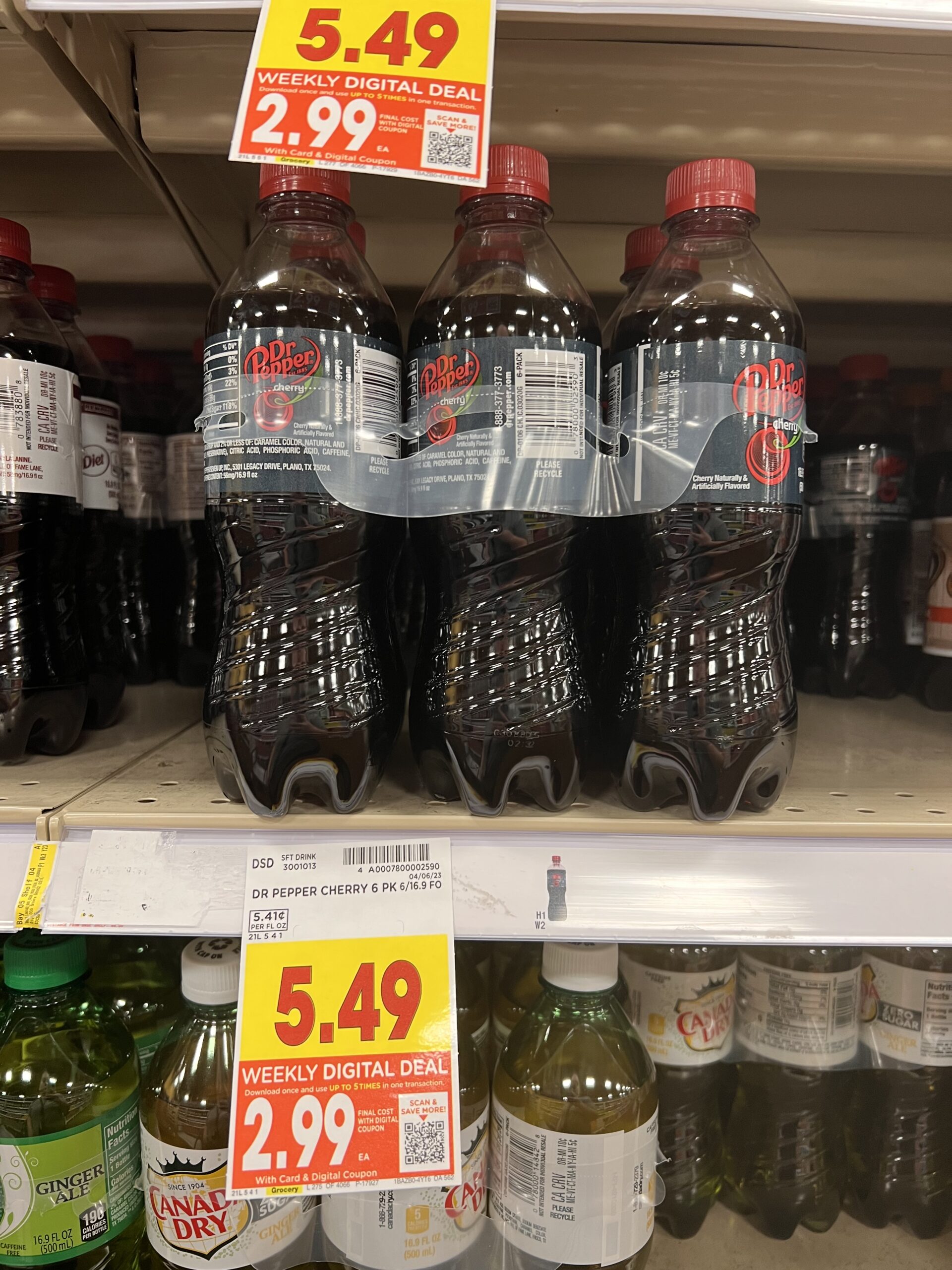 Coca-Cola, Pepsi or 7UP kroger shelf image 15