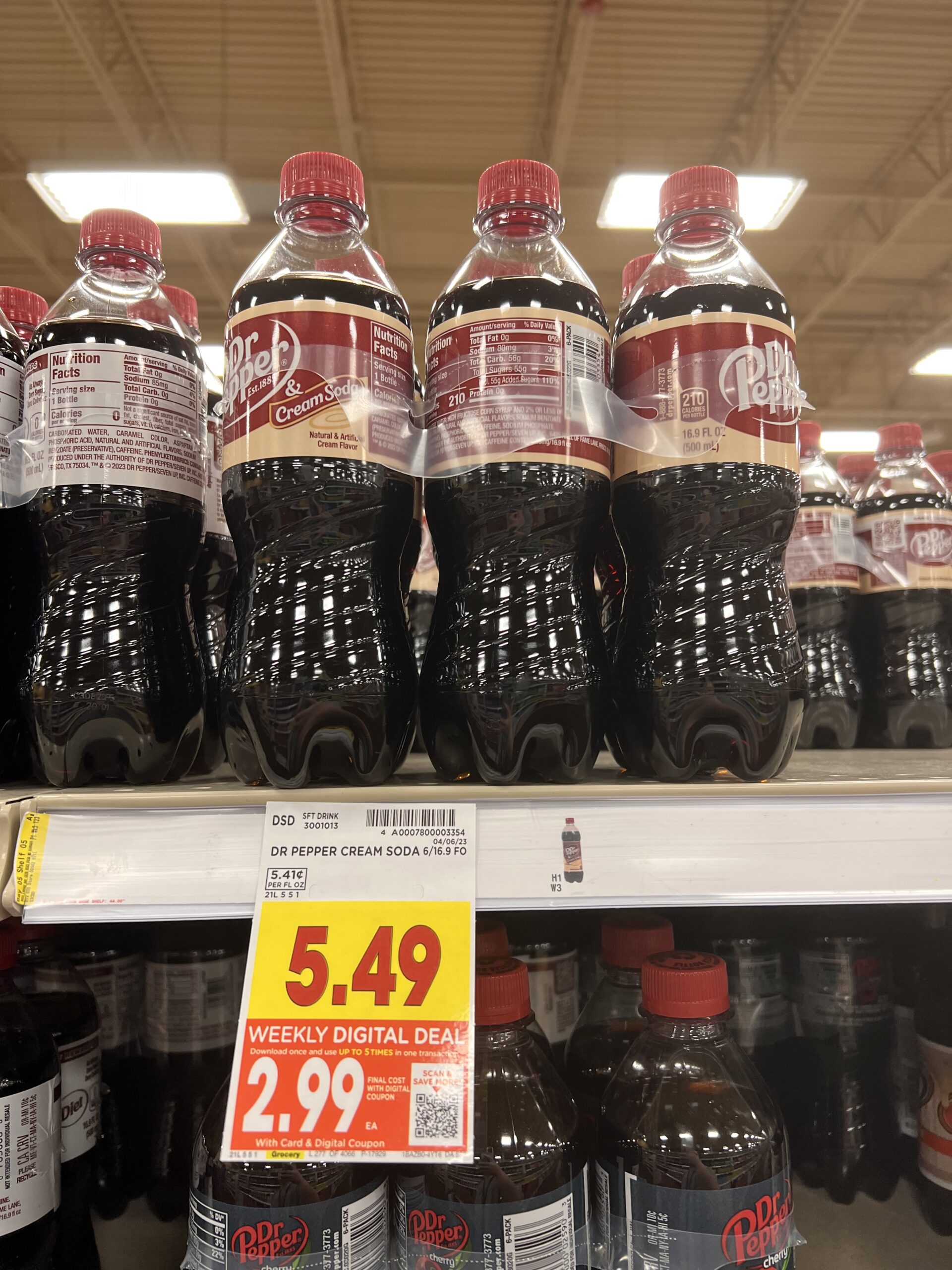 Coca-Cola, Pepsi or 7UP kroger shelf image 16