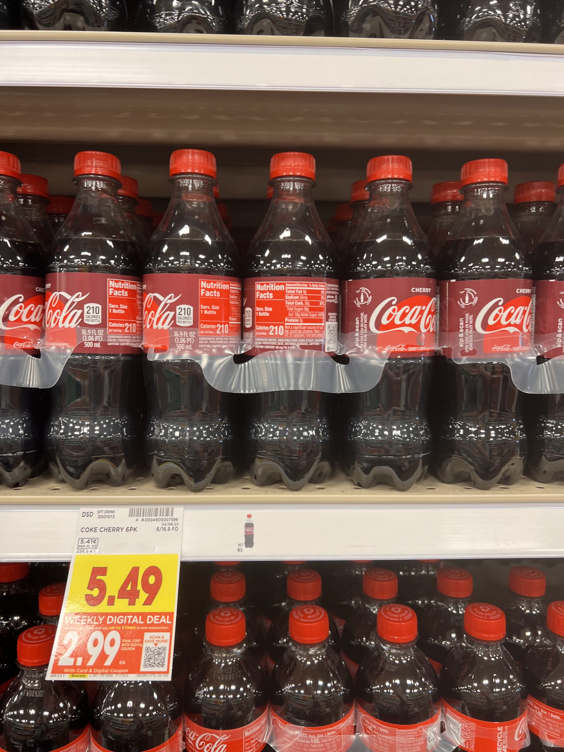 Coca-Cola, Pepsi or 7UP kroger shelf image 4