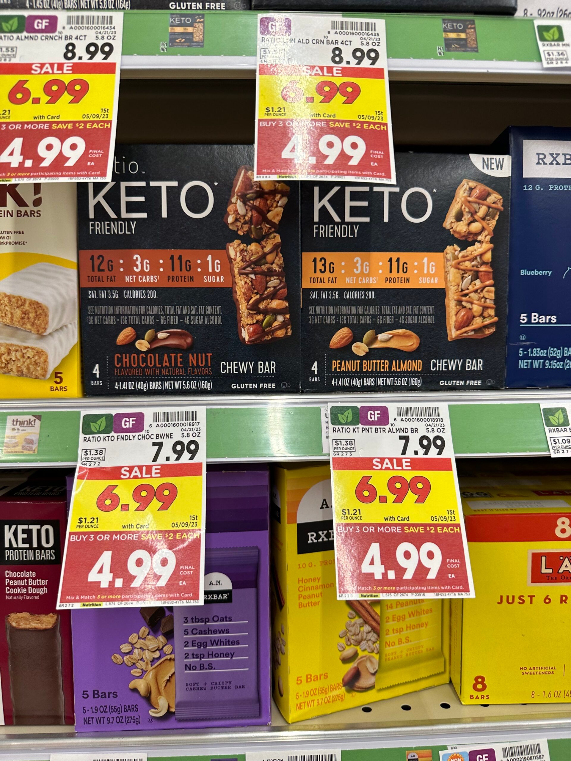 :ratio bars kroger shelf image 1