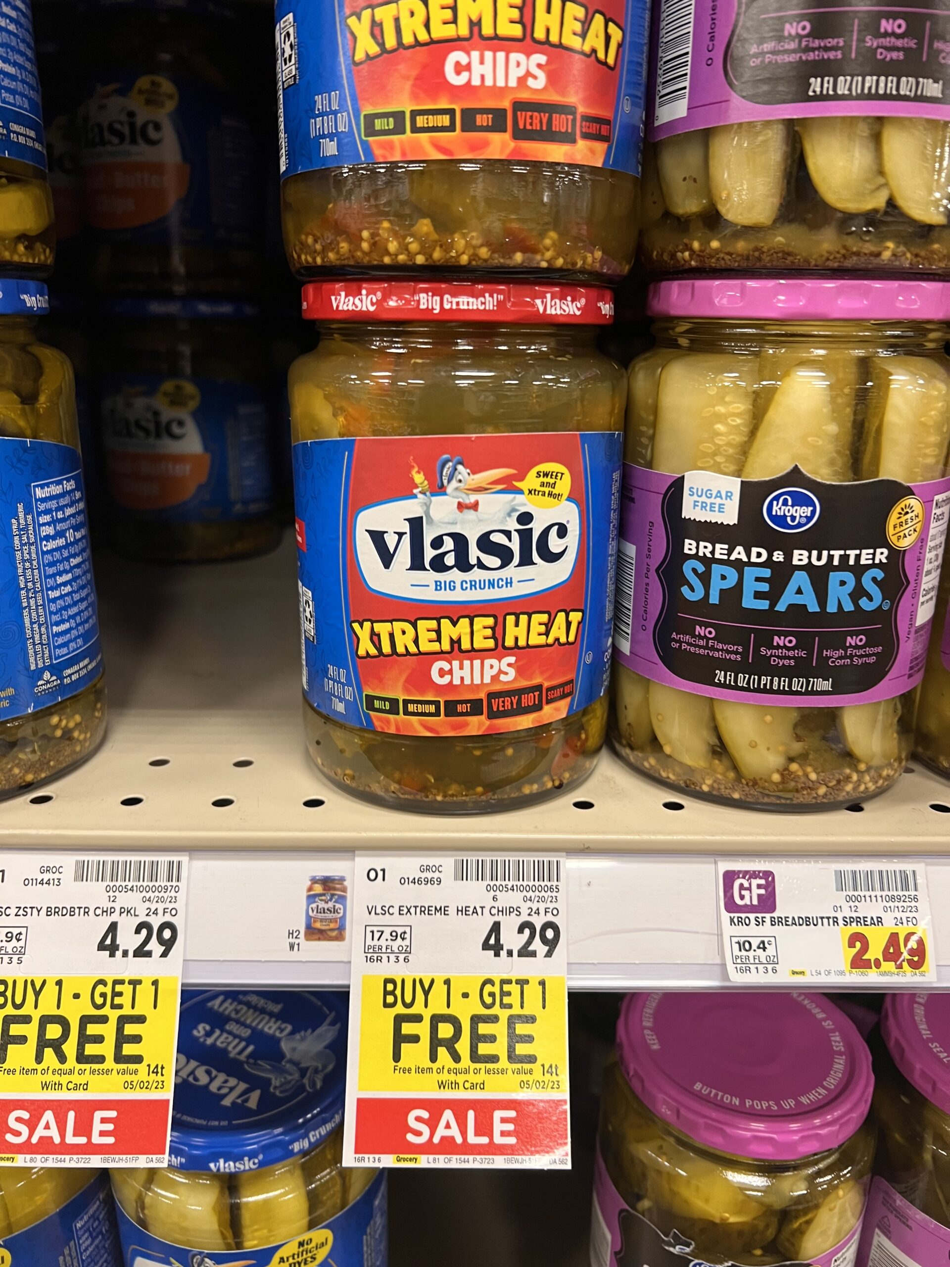vlasic pickles kroger shelf image 6