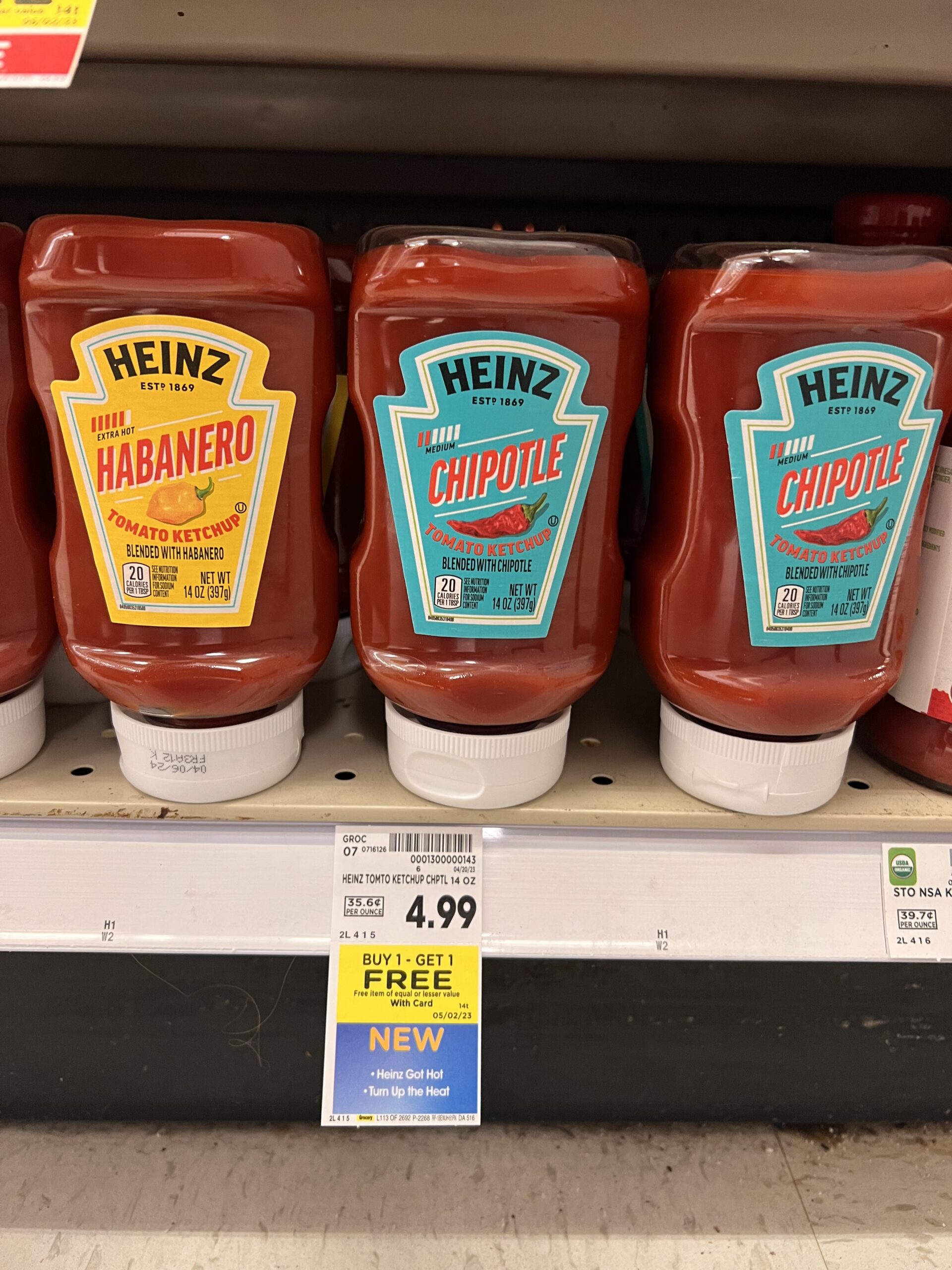 heinz ketchup kroger shelf image 4