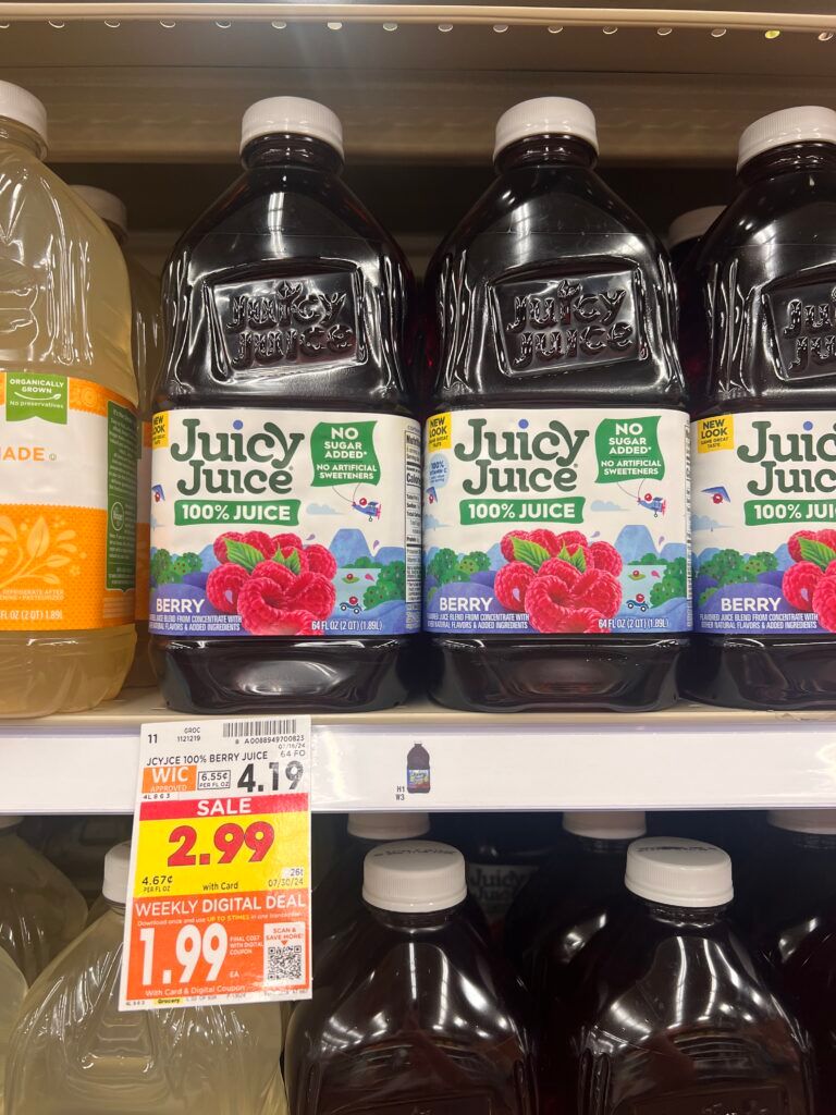 Juicy Juice Kroger Shelf Image