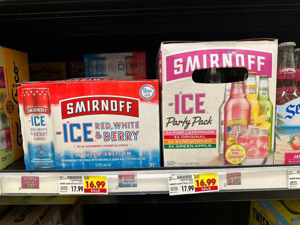 smirnoff ice kroger shelf image