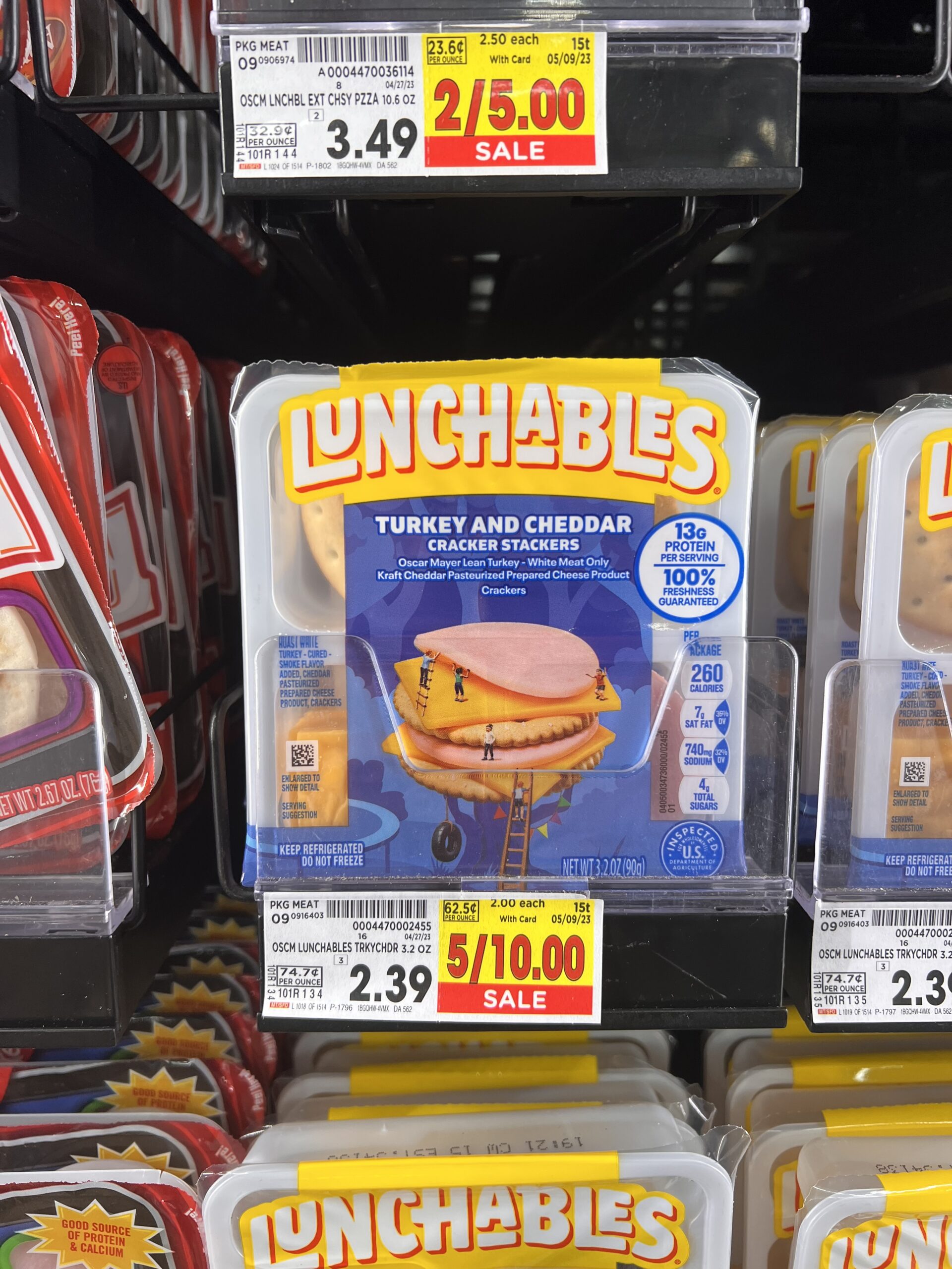 lunchables kroger shelf image 3