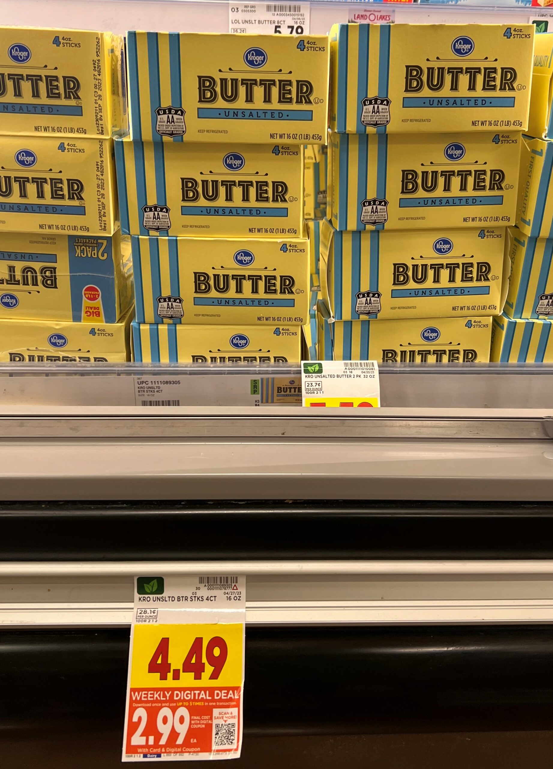 kroger butter kroger shelf image 2