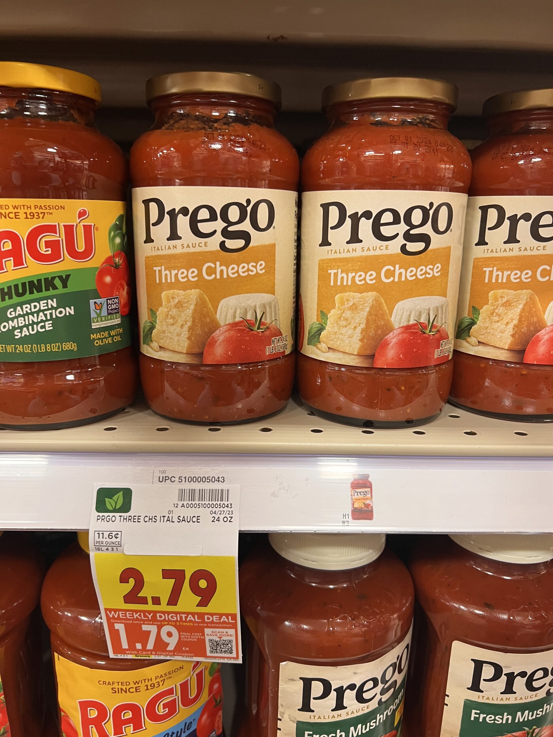 prego pasta sauce kroger shelf image 15
