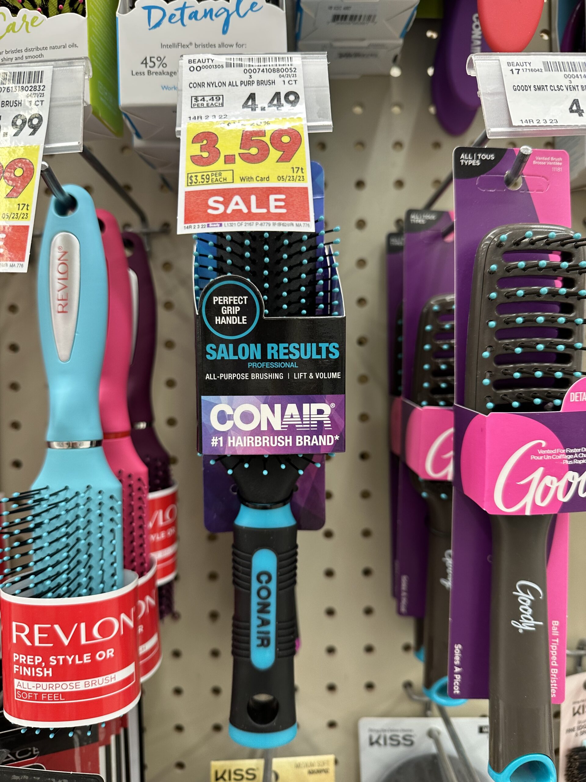 conair hair brush kroger shelf image 1