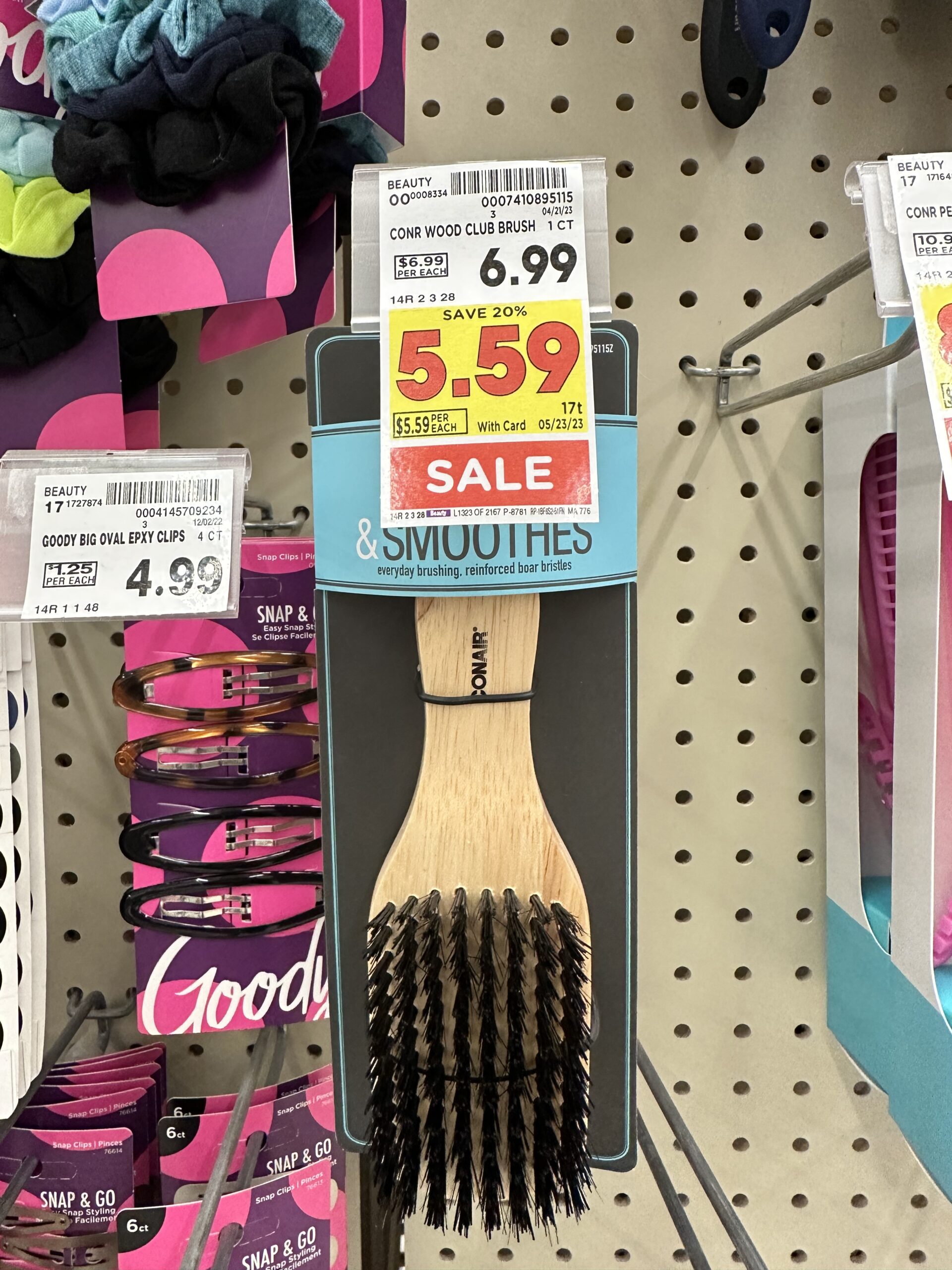 conair hair brush kroger shelf image 5