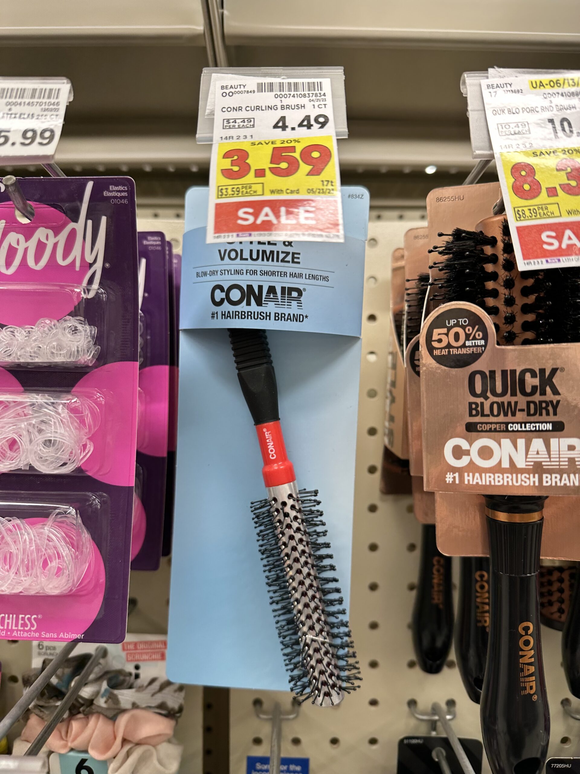 conair hair brush kroger shelf image 6