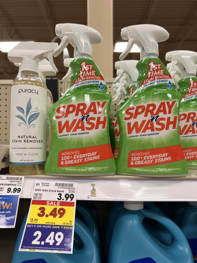 spray n wash kroger shelf image1
