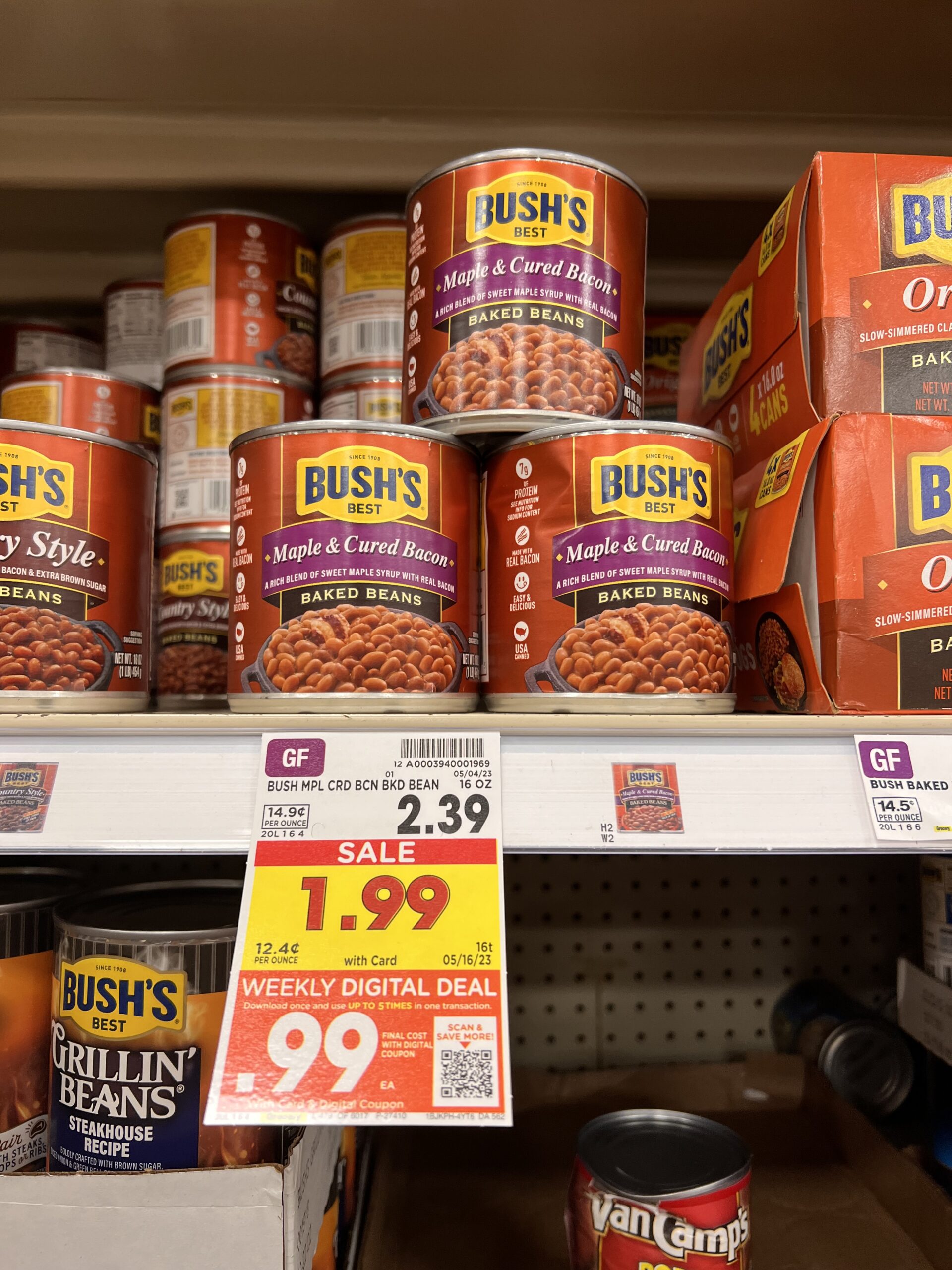 bush's best beans kroger shelf image 2