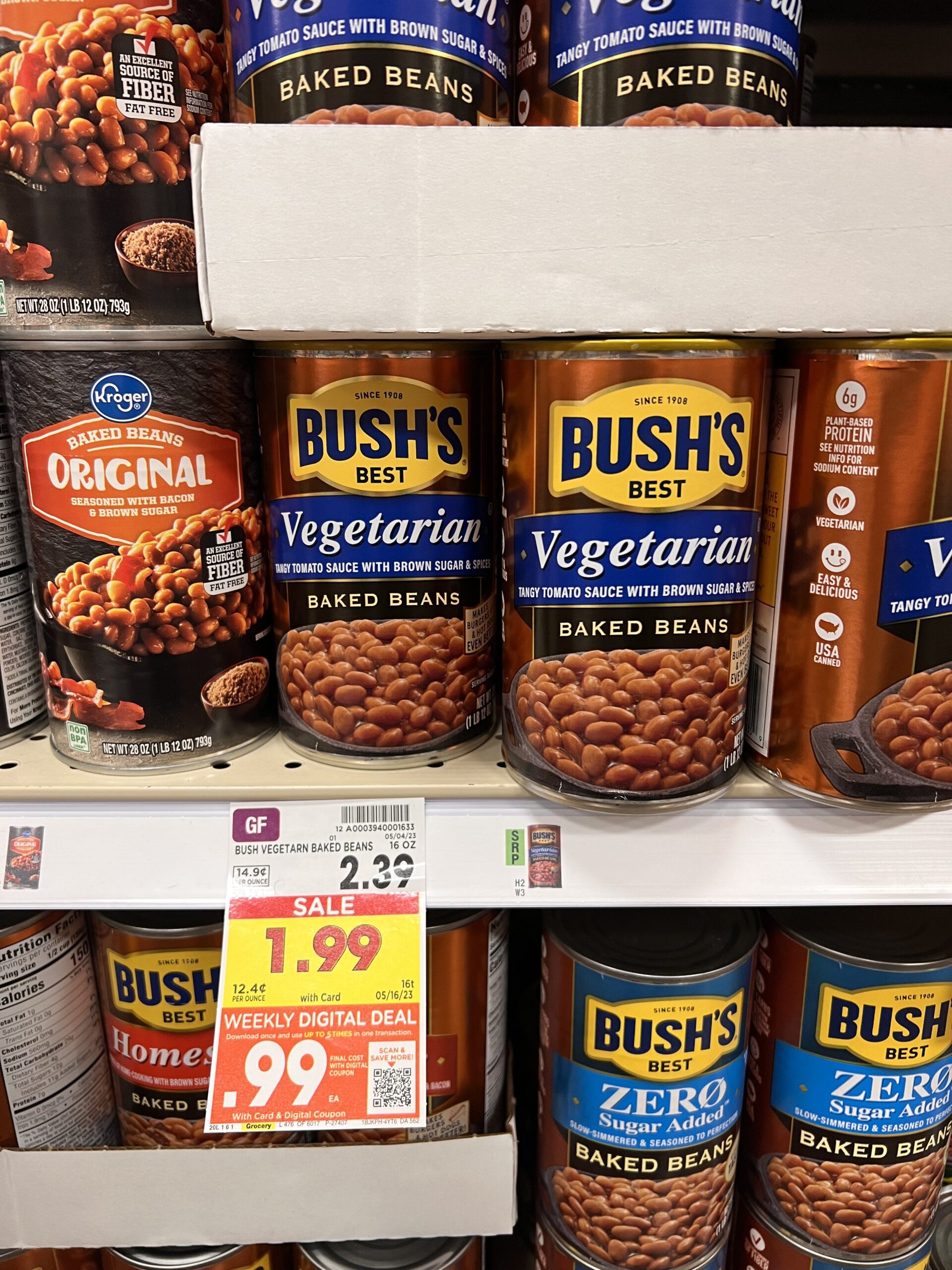 bush's best beans kroger shelf image 3