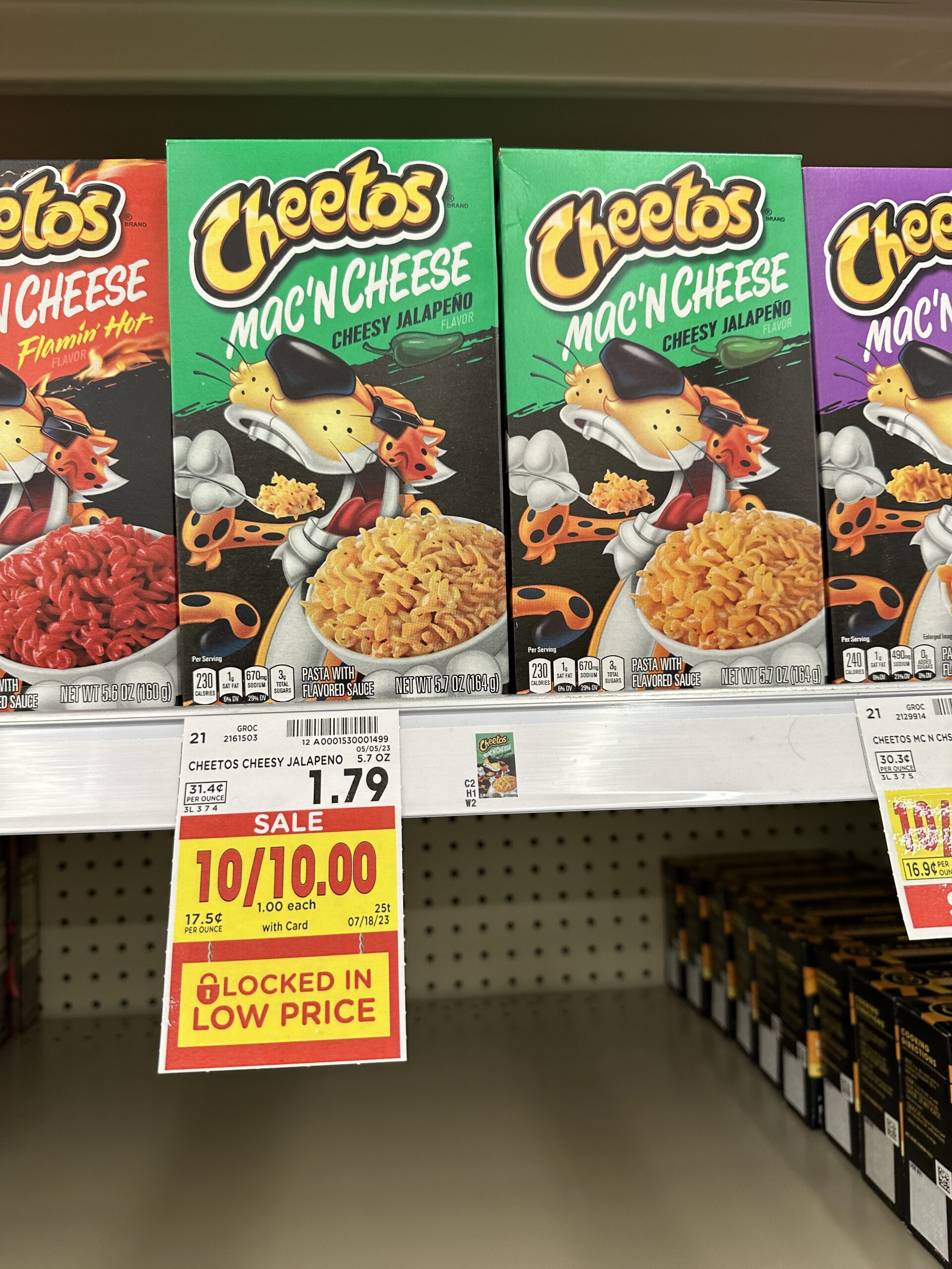 cheetos mac kroger shelf image 1