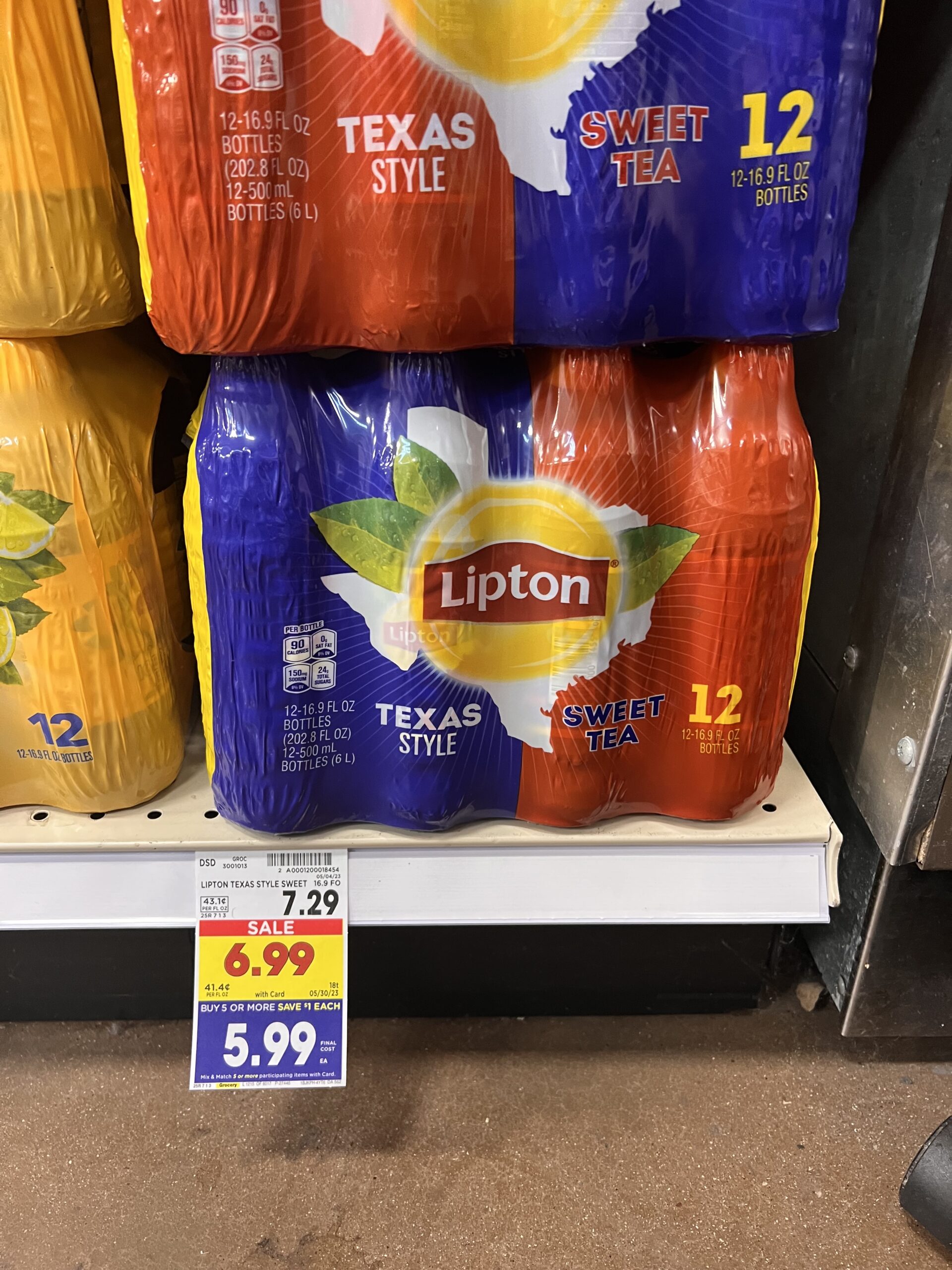 lipton ice tea kroger shelf image 7