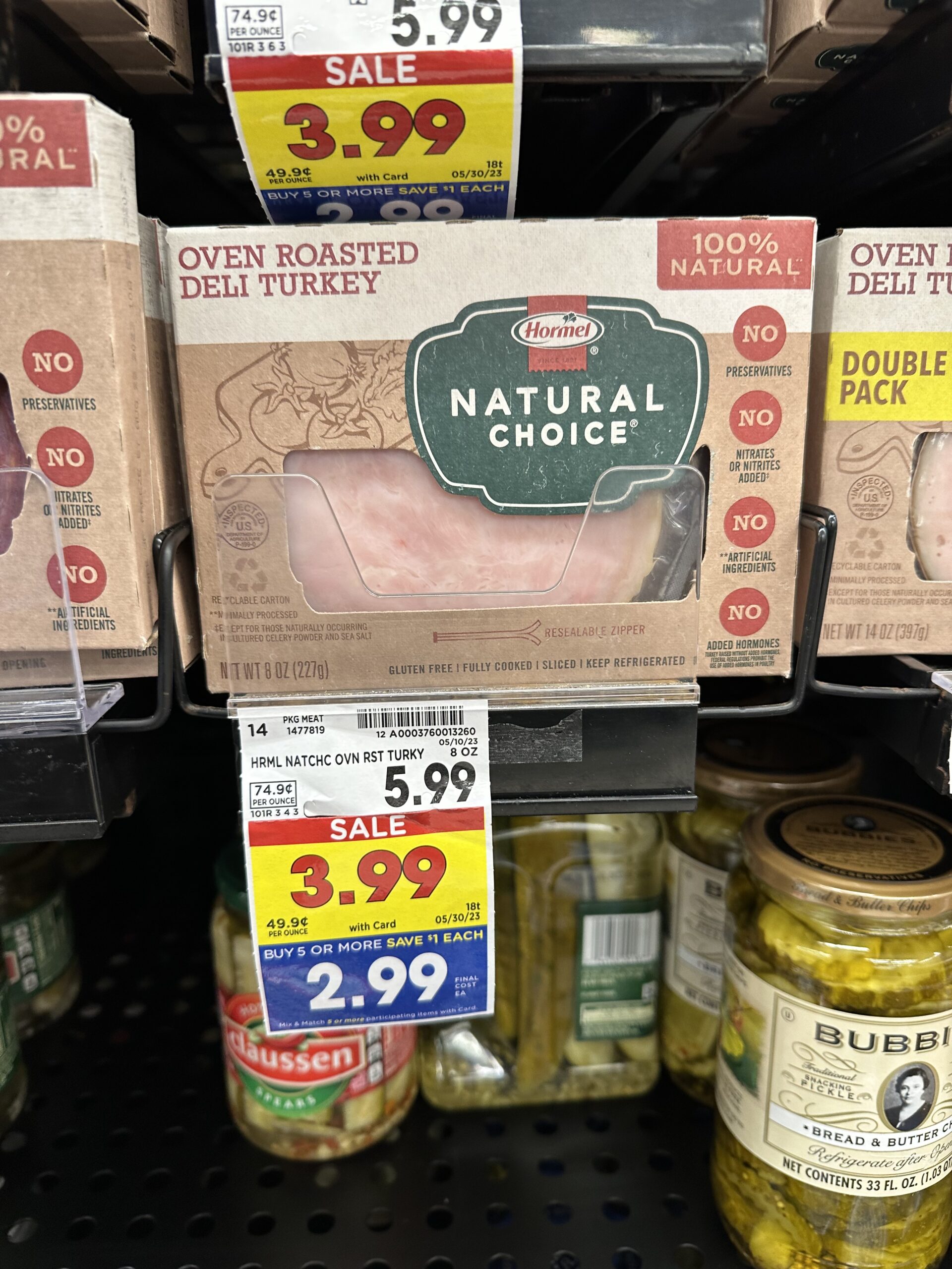 Hormel Natural Lunch Meat kroger shelf image 2