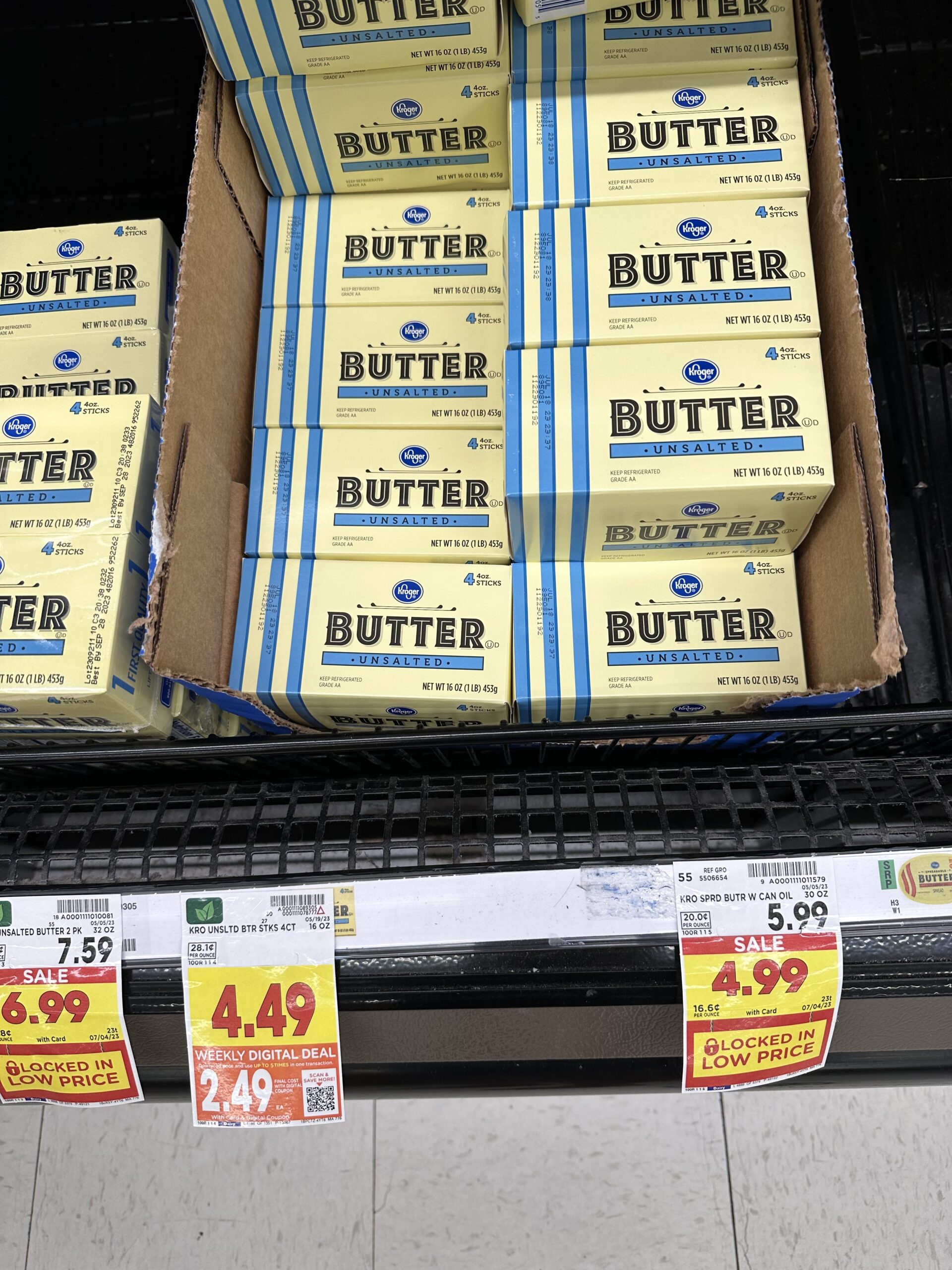 kroger butter kroger shelf image 1