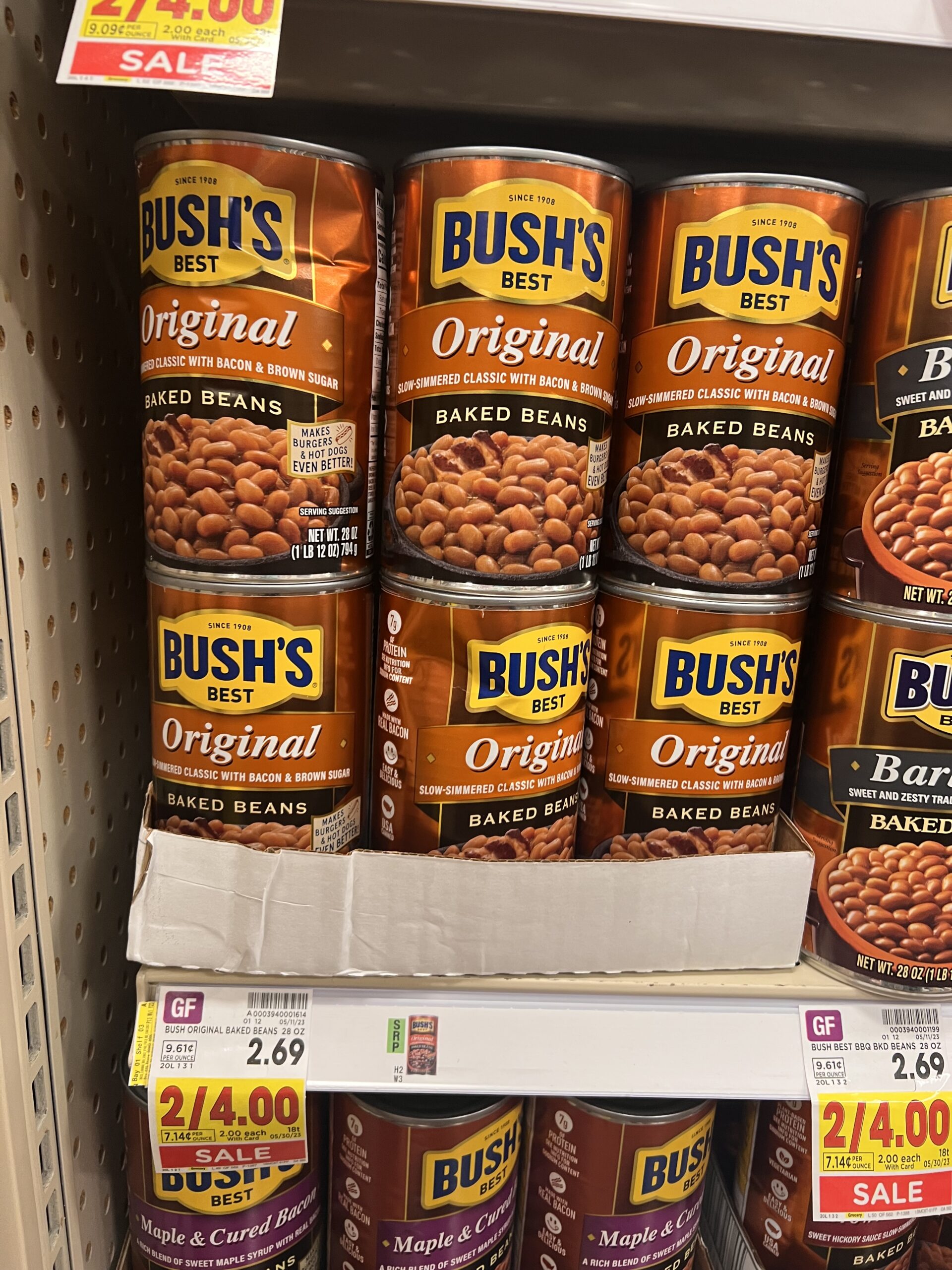 bush's beans kroger shelf image 4