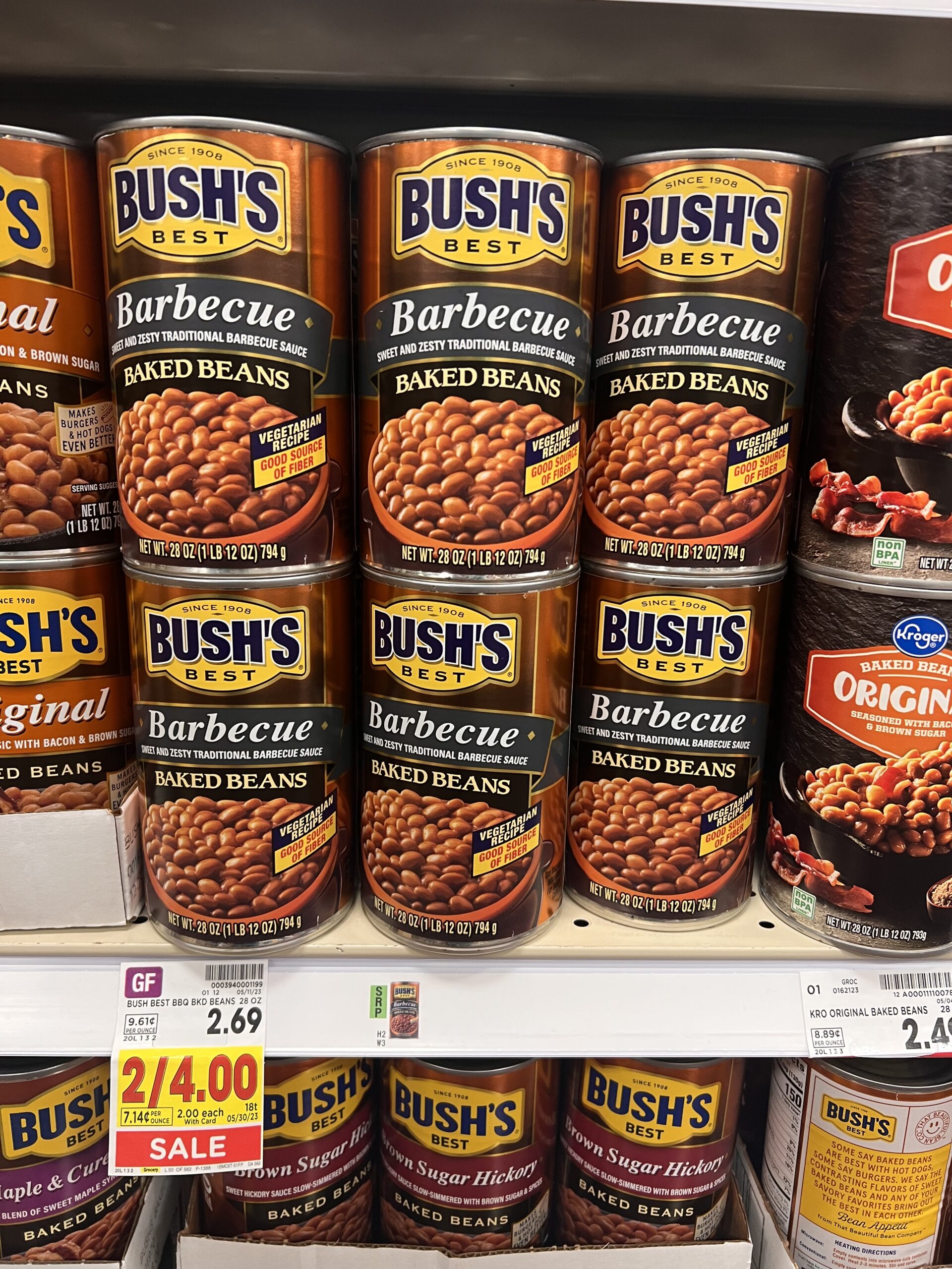 bush's beans kroger shelf image 5