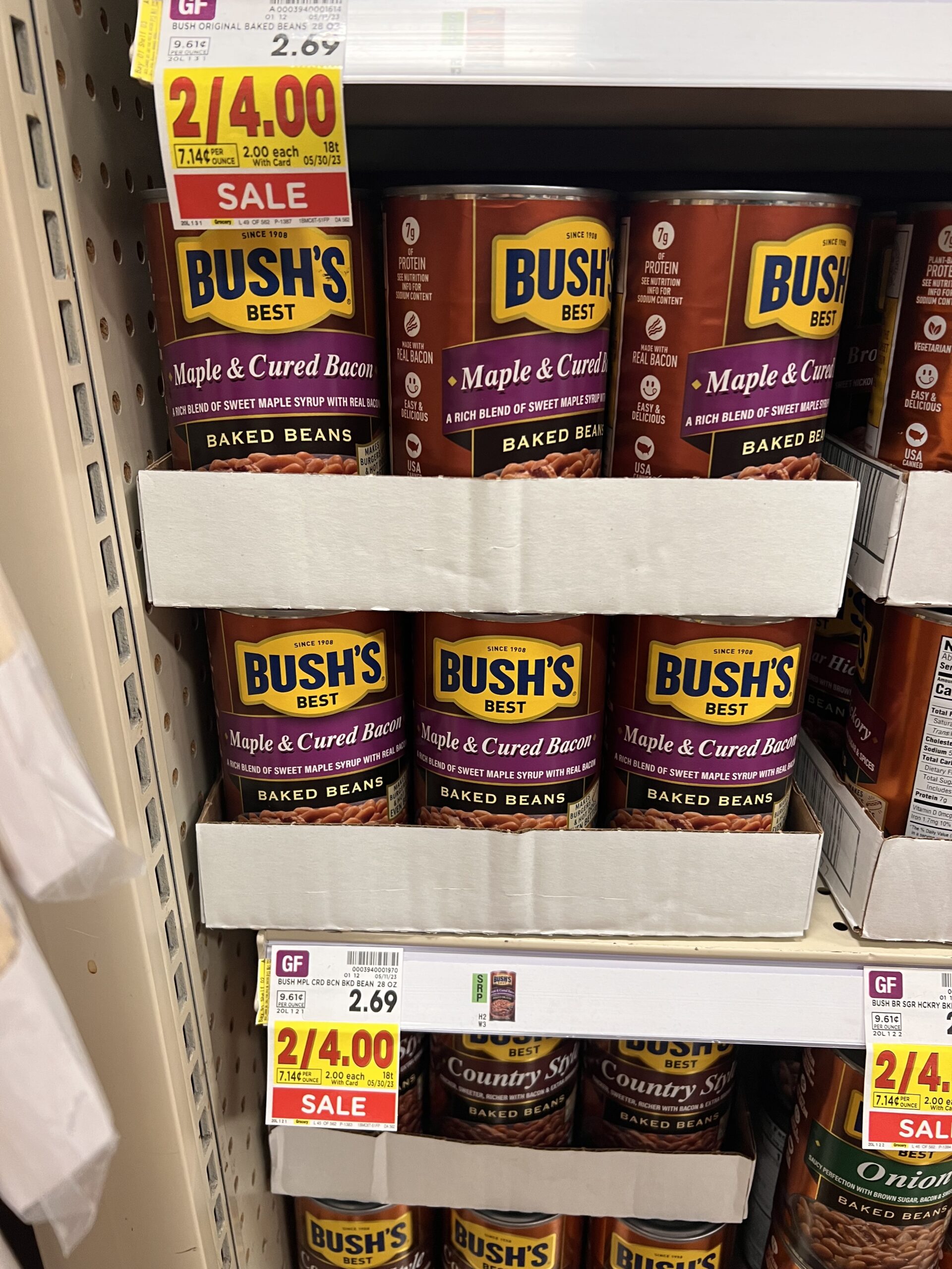 bush's beans kroger shelf image 6