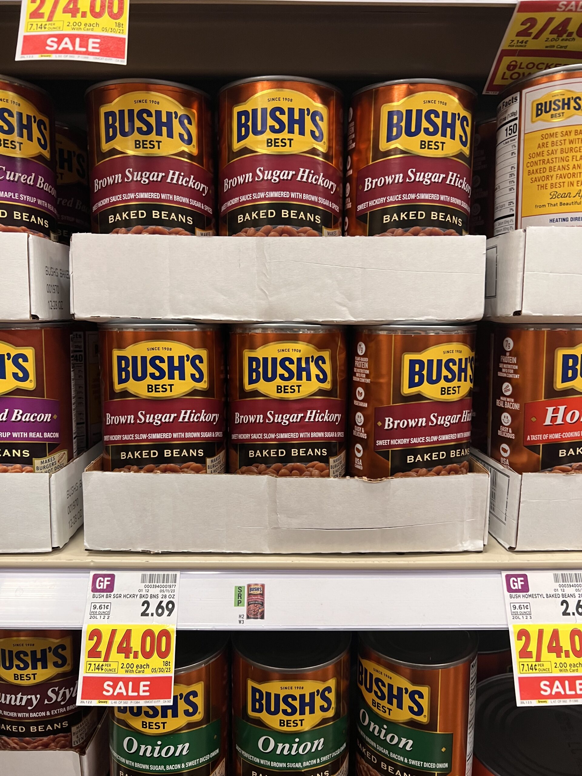 bush's beans kroger shelf image 7