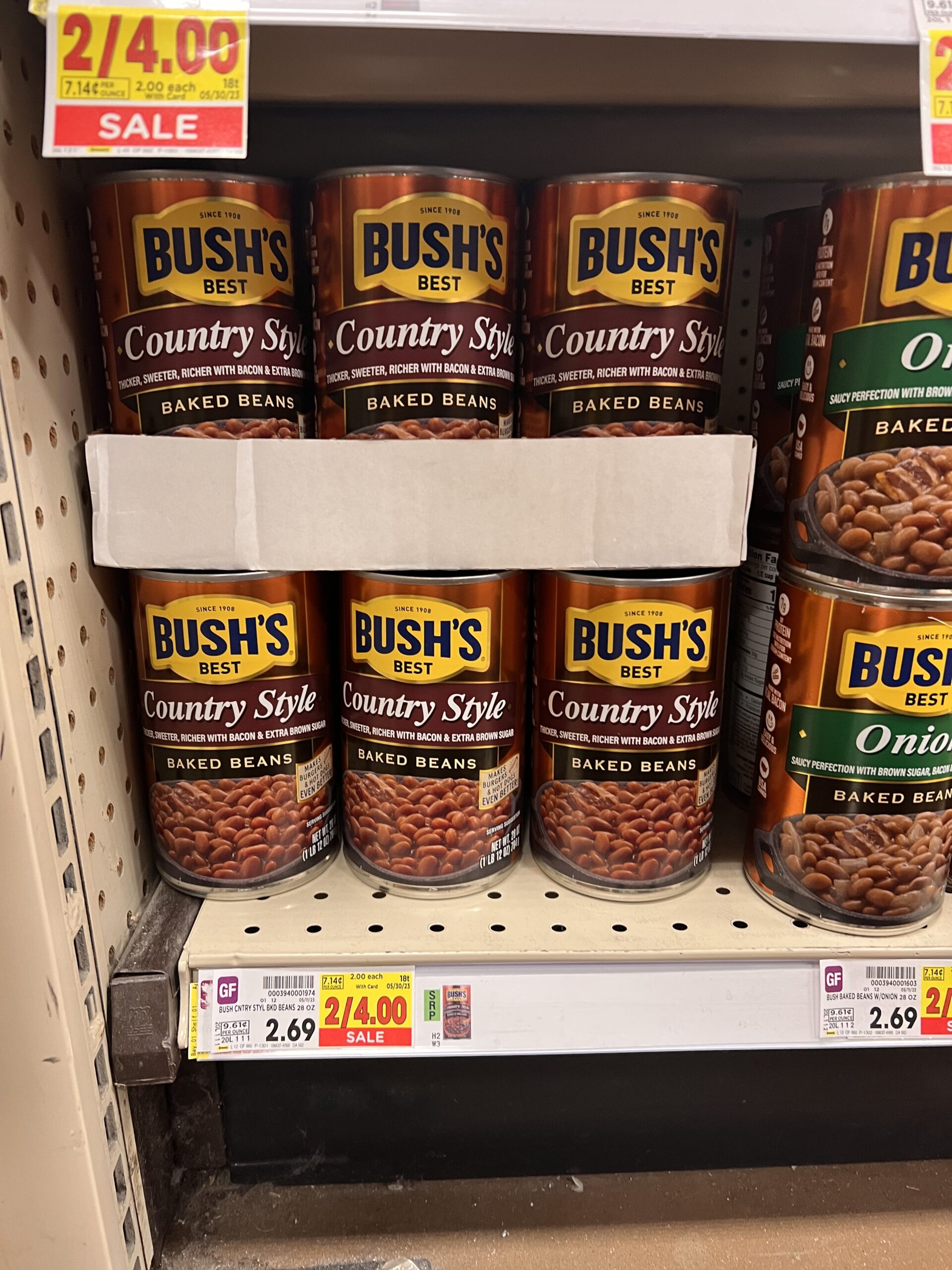 bush's beans kroger shelf image 9