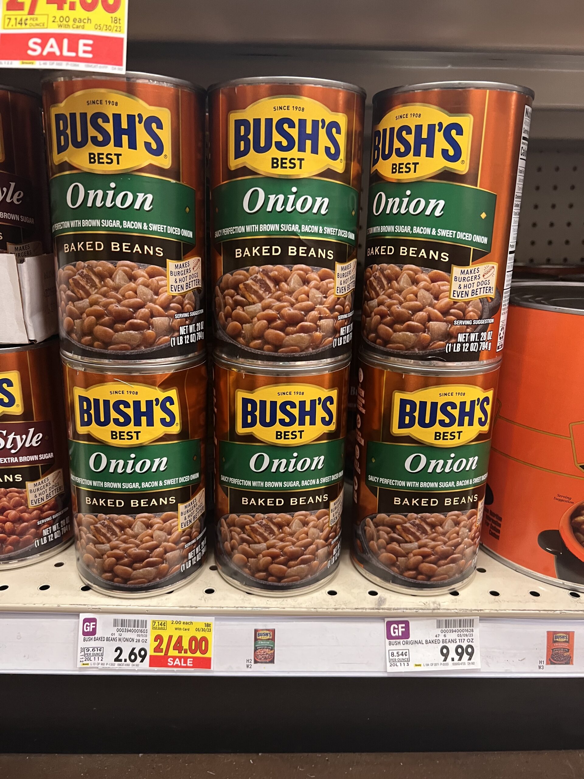 bush's beans kroger shelf image 1
