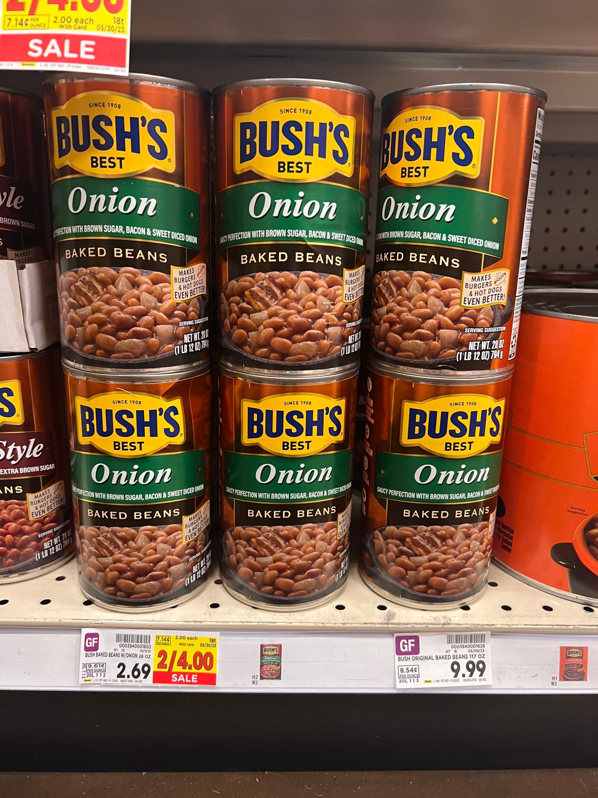 bush's beans kroger shelf image 1