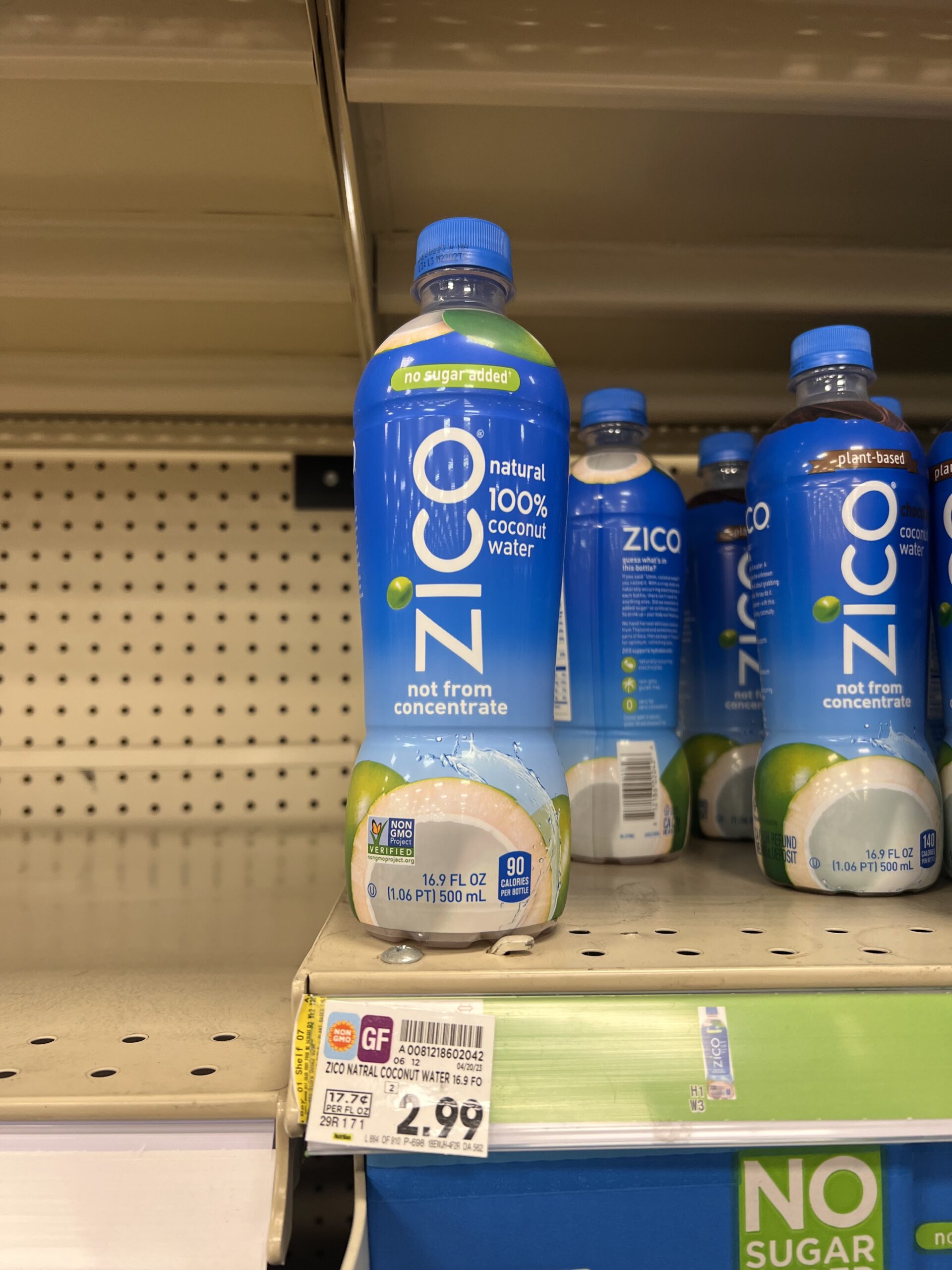 zico coconut water kroger shelf image 2