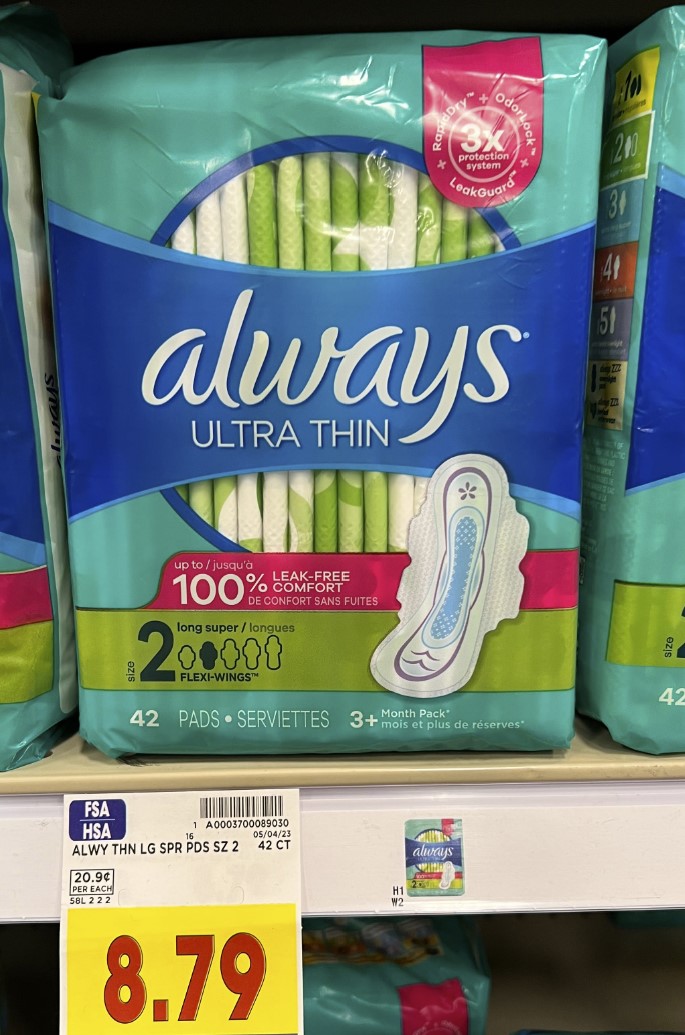 Always Discreet Adult Incontinence Pads for Women Ultimate Extra Protect  Absorbency Regular, 42 count - Kroger