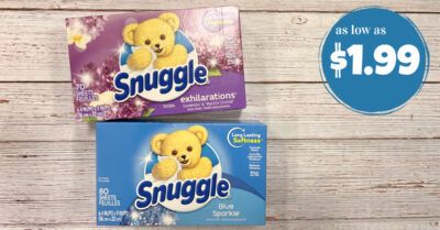 snuggle dryer sheets kroger krazy