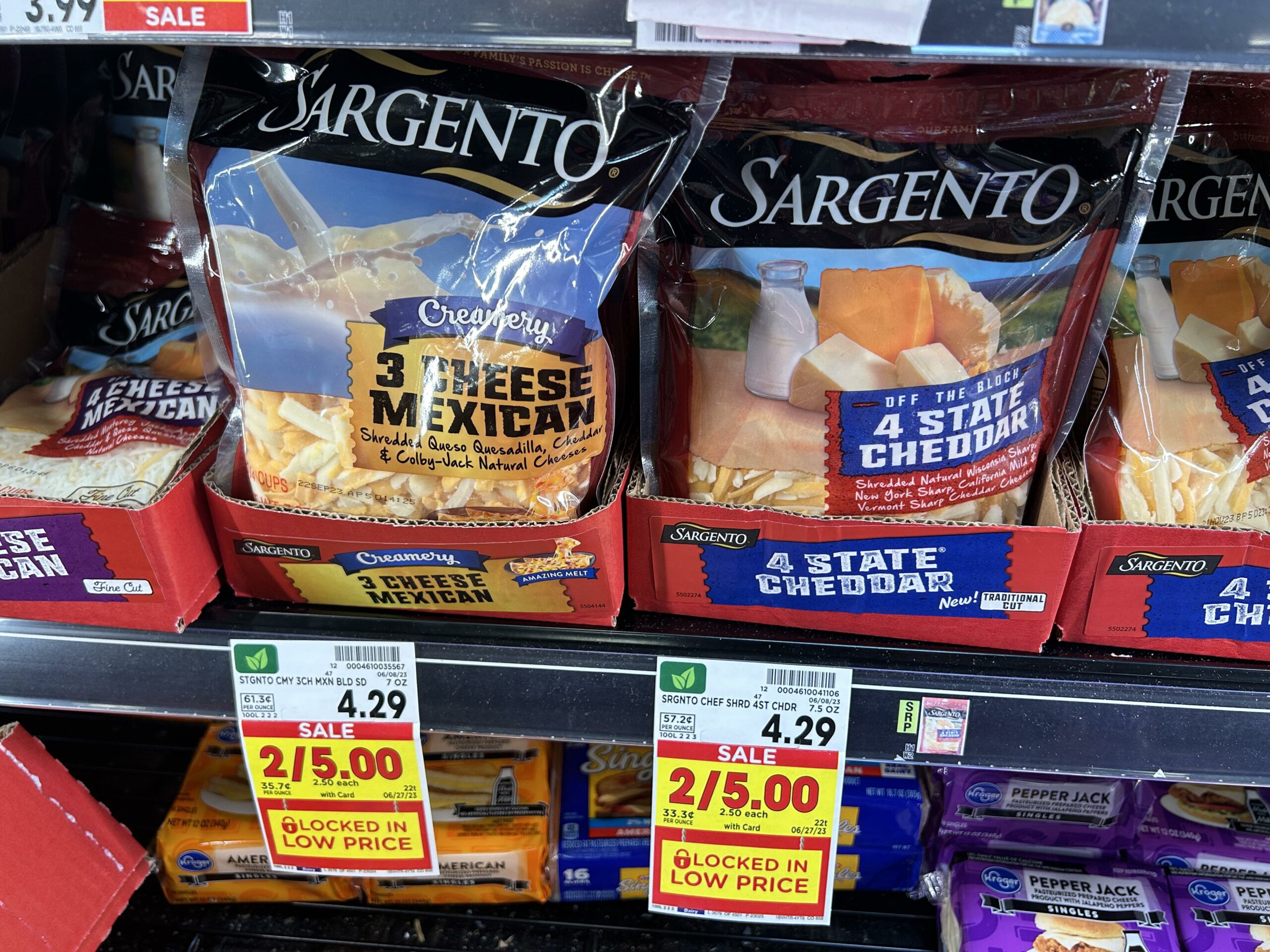 sargento cheese kroger shelf image 3