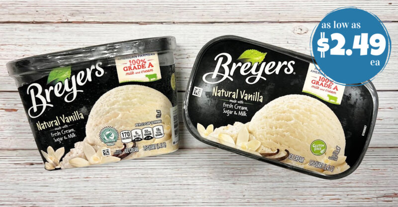 Breyers Natural Vanilla Kroger 2