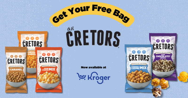 cretors popcorn free kroger krazy