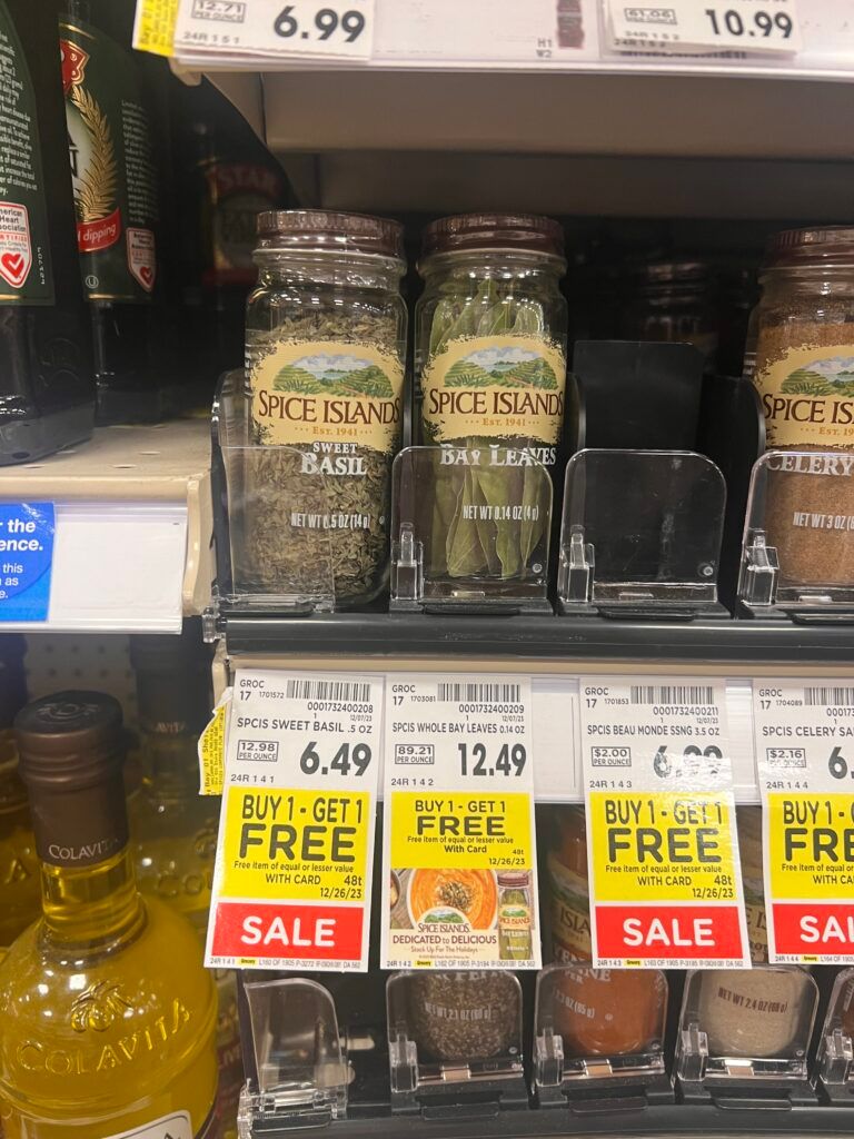 spice islands kroger shelf image