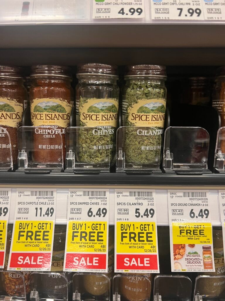 spice islands kroger shelf image