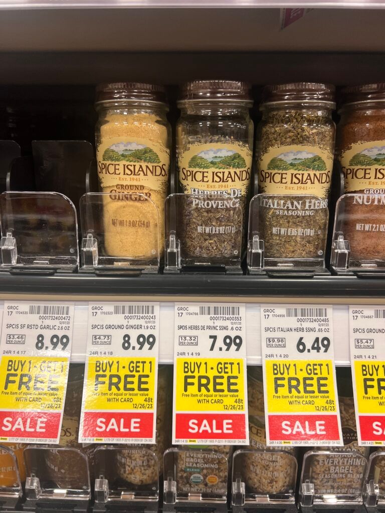 spice islands kroger shelf image