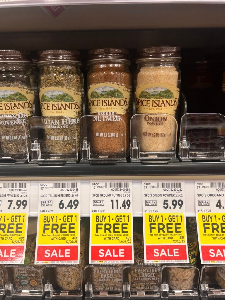 spice islands kroger shelf image